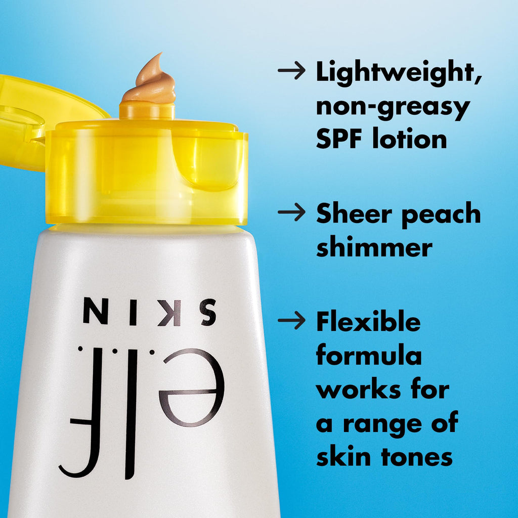 e.l.f. SKIN Suntouchable Whoa Glow SPF 30, Sunscreen & Makeup Primer For A Glowy Finish