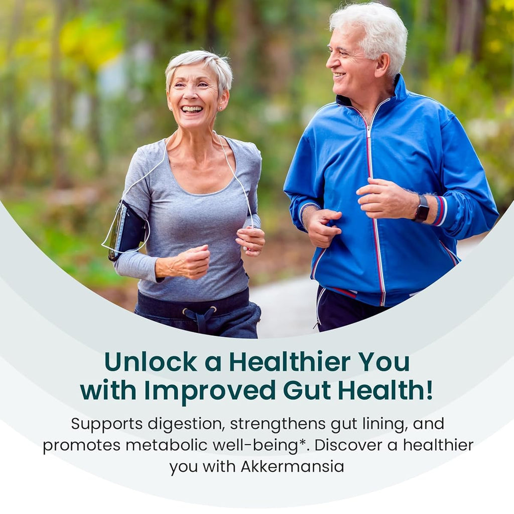UpNourish Probiotics for GLP-1 Support, 5 Billion TFU Akkermansia Muciniphila for Digestive Health, Leaky Gut, Immunity and Metabolic Health, Prebiotics and Probiotics for Women and Men, 60 Capsules UpNourish Au supplements