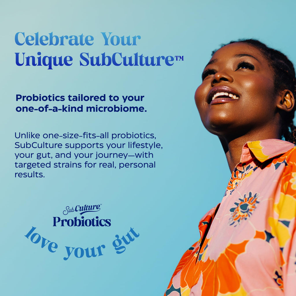 Enzymedica SubCulture Probiotics for Gas & Bloating, 50 Billion CFU, Supports Immune & Digestive Health, Regularity & Gut Flora, 30 Count Enzymedica Au supplements