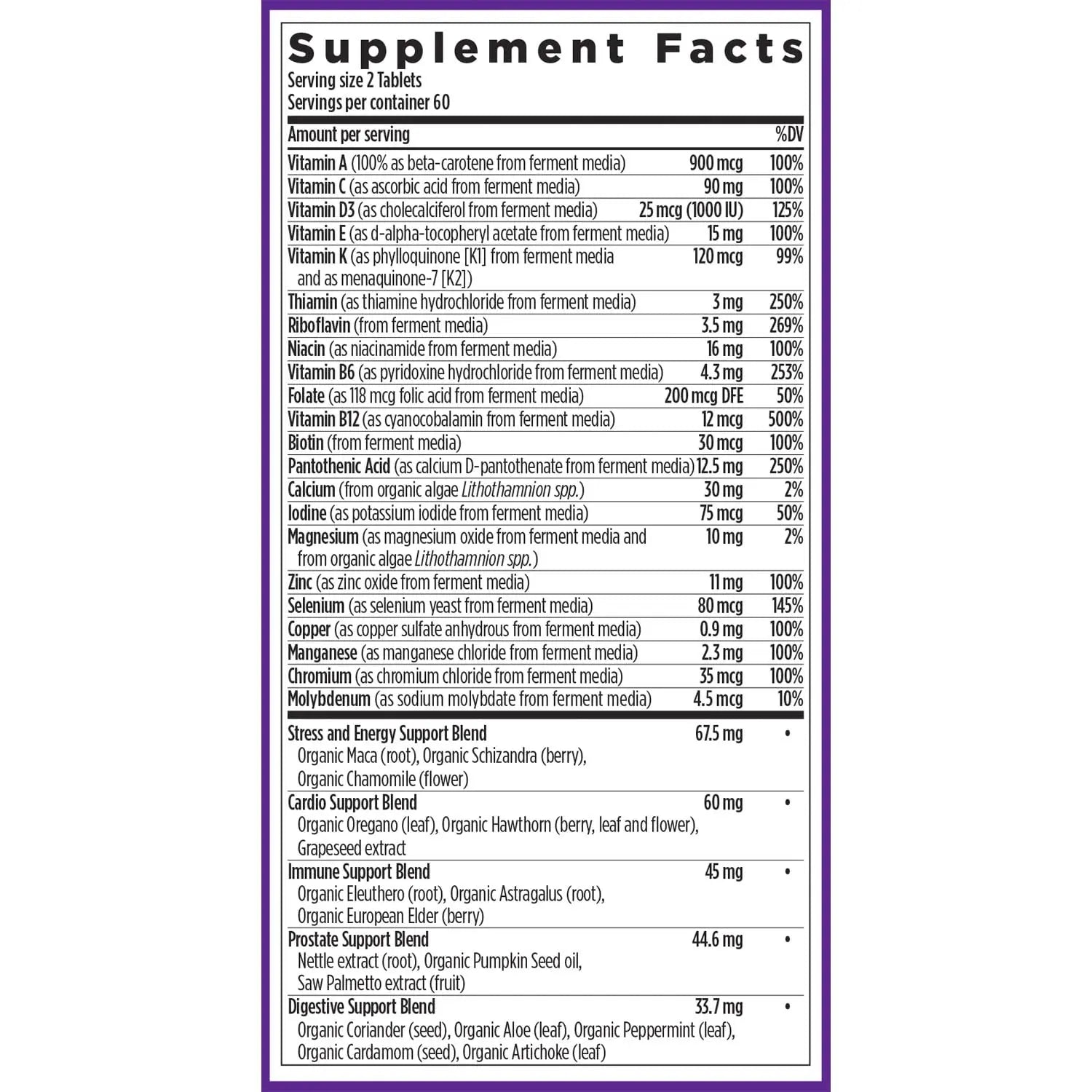 New Chapter Men's Multivitamin Advanced Formula for Stress, Brain, Immune, Heart & Energy Support, Higher Levels of Whole New Chapter Au supplements
