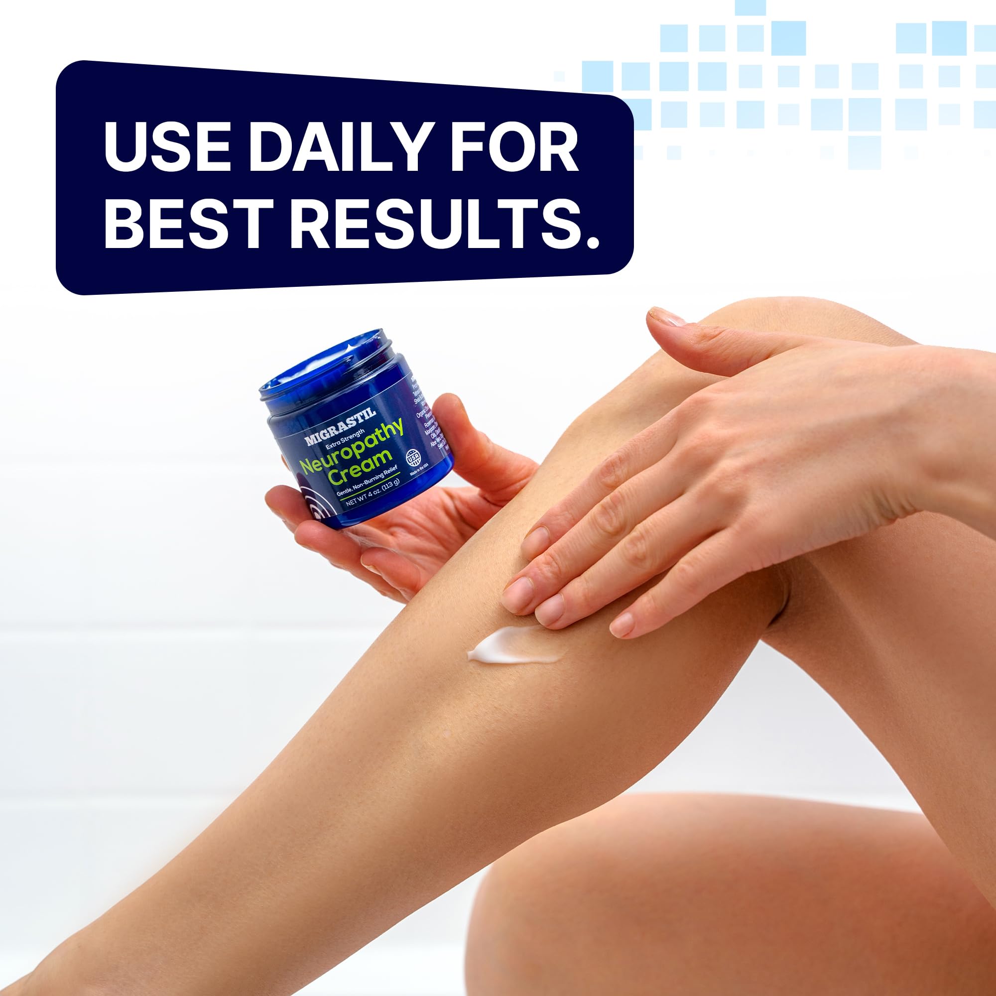 Basic Vigor Migrastil Neuropathy Relief Cream Extra Strength for Feet, Legs, and Hands. Made in The USA. Vegan and Cruelty-Free, Non-Greasy, Gentle, Non-Burning with Cooling Effect (4 oz.) Basic Vigor Au supplements