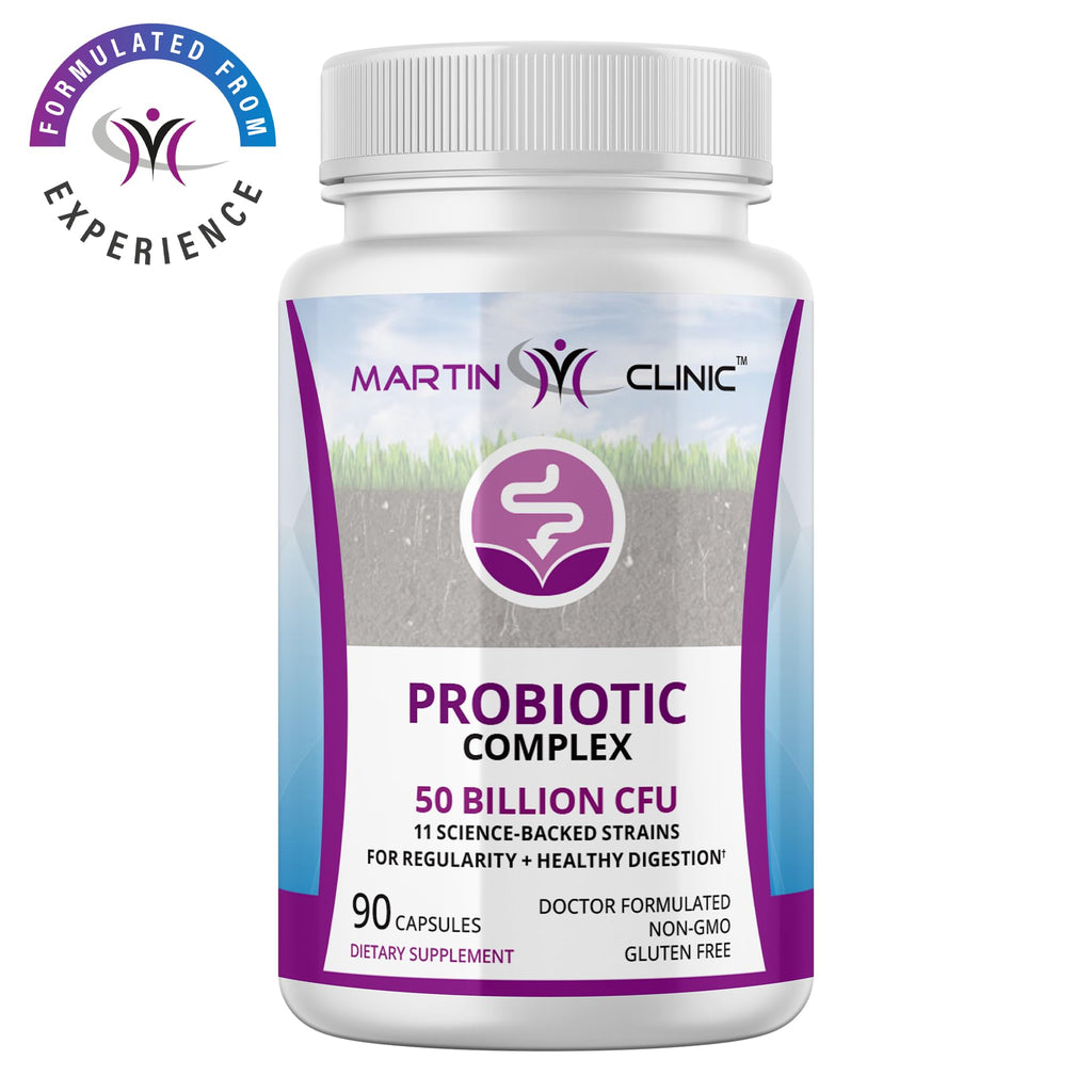 martin clinic Probiotic for Gut Health & Immune Support — Daily Digestive Balance, Bloating Relief & Better Nutrient Absorption — 60 Capsules martin clinic Au supplements