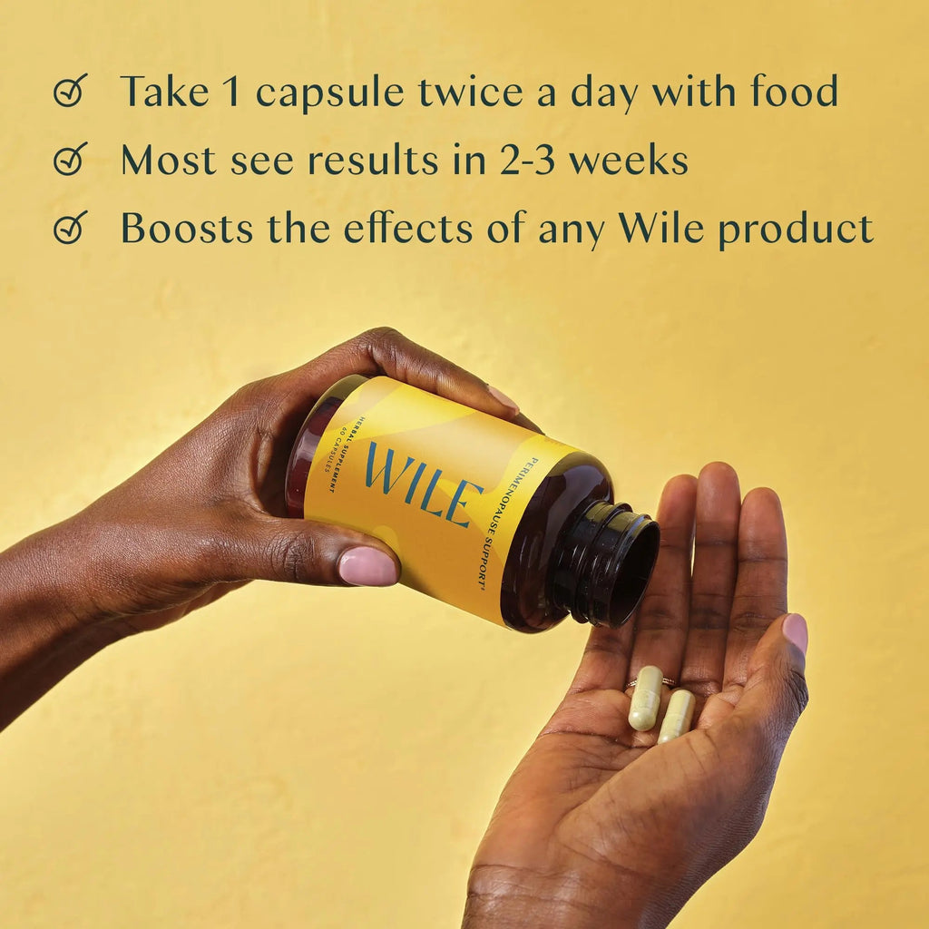 Wile Perimenopause Supplement for Women with Ashwagandha, Kudzu Root, Hops Extract WILE Au supplements