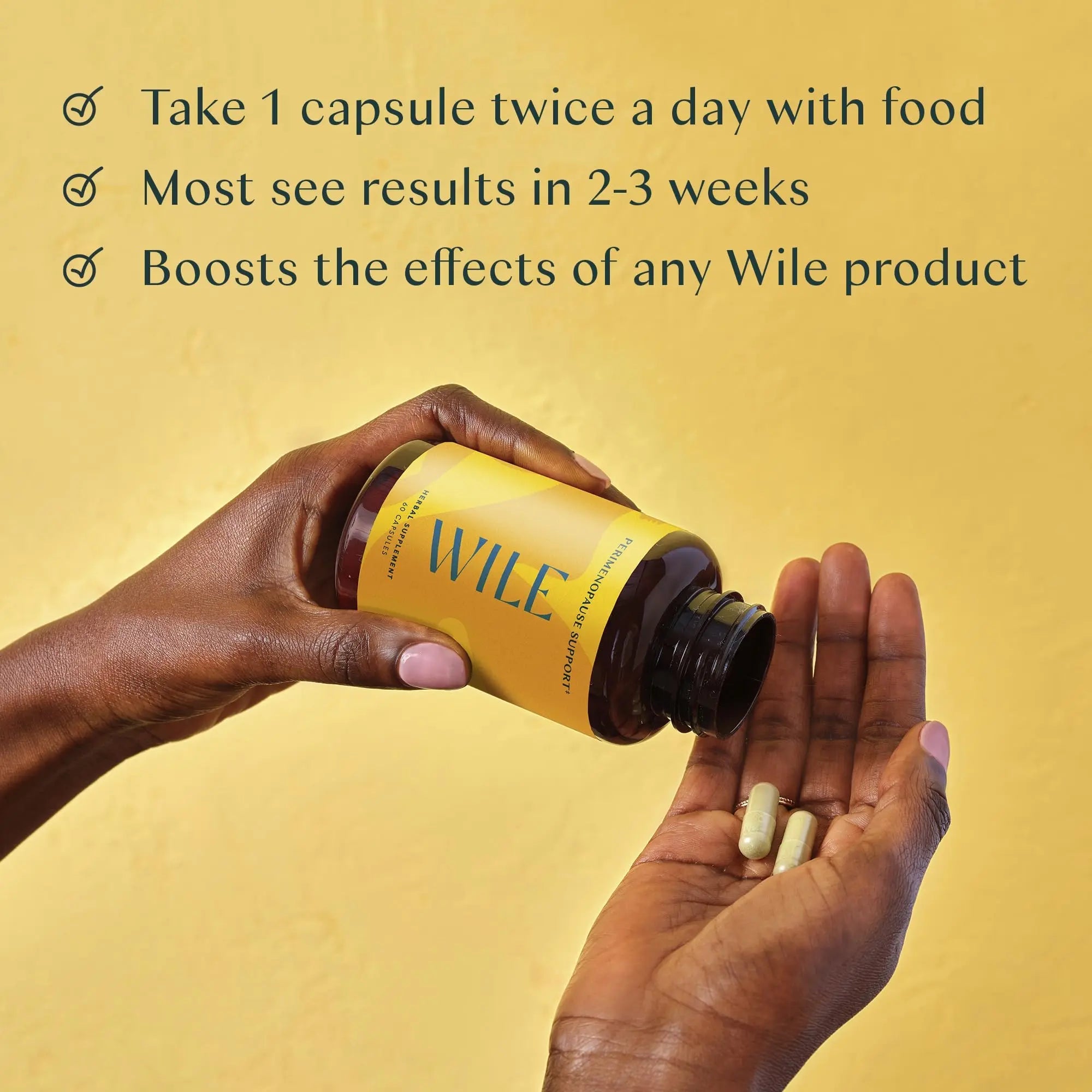 Wile Perimenopause Supplement for Women with Ashwagandha, Kudzu Root, Hops Extract WILE Au supplements