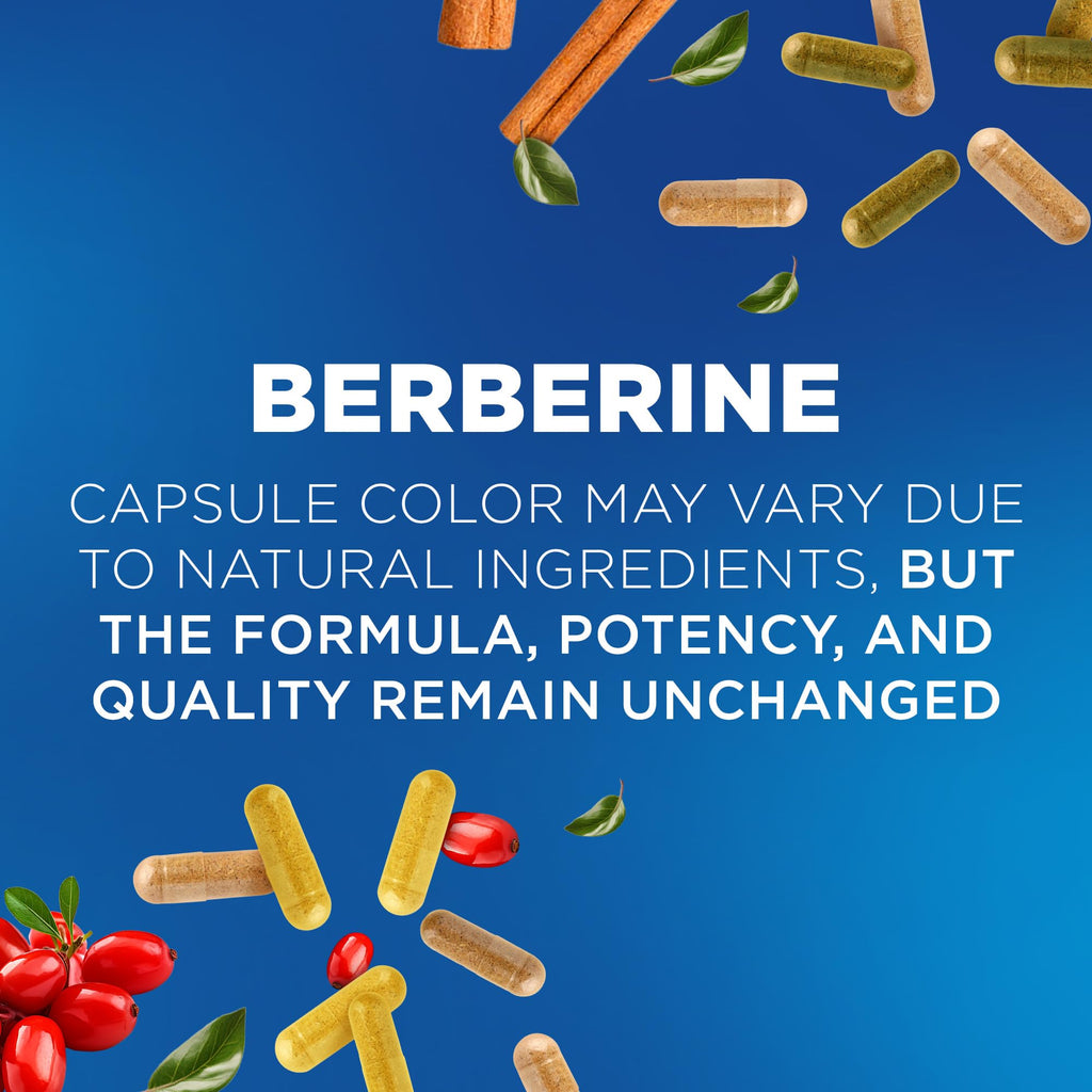 Nutrivein Premium Berberine 1200 mg with Ceylon Cinnamon - 120 Capsules: High-Absorption Berberine Supplement