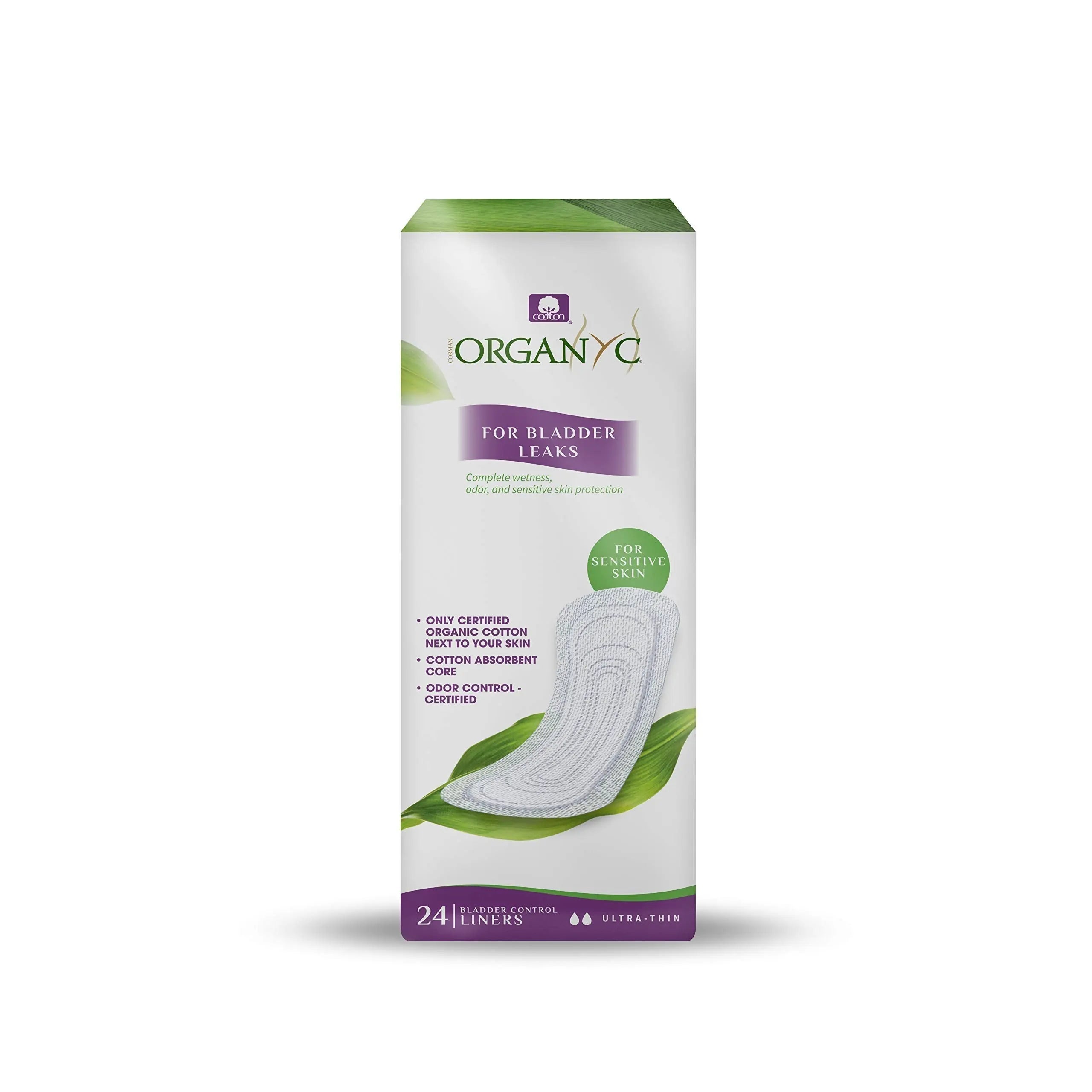 Organyc 100% Organic Cotton Light Incontinence Liners for Bladder Leakage Control Organyc Au supplements