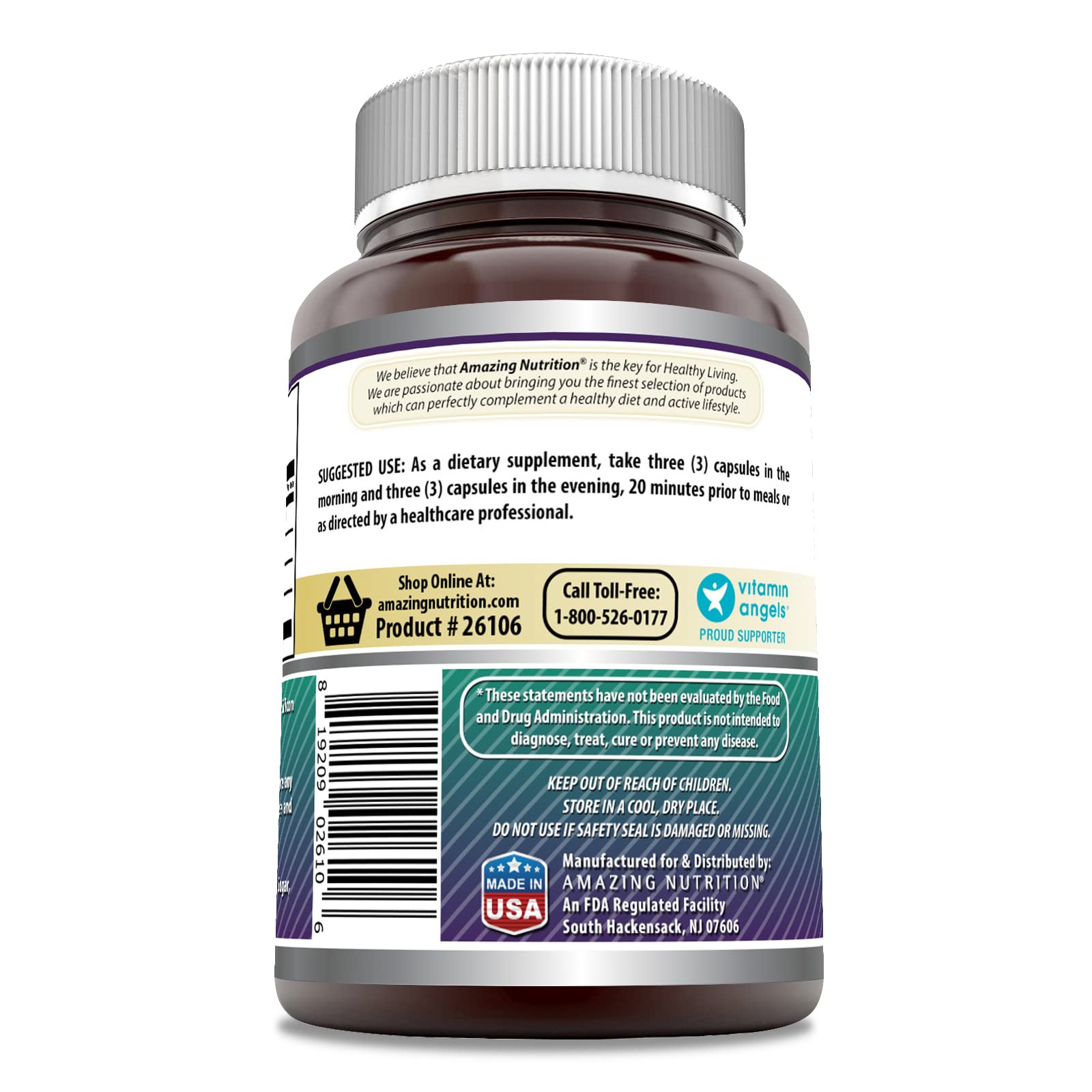 Amazing Formulas Advanced Collagen Supplement | Collagen Type I, II & III with Vitamin C & Hyaluronic | 1600 Mg Per Serving | 90 Capsules | Non-GMO | Gluten-Free | Made in USA Amazing Nutrition Au supplements