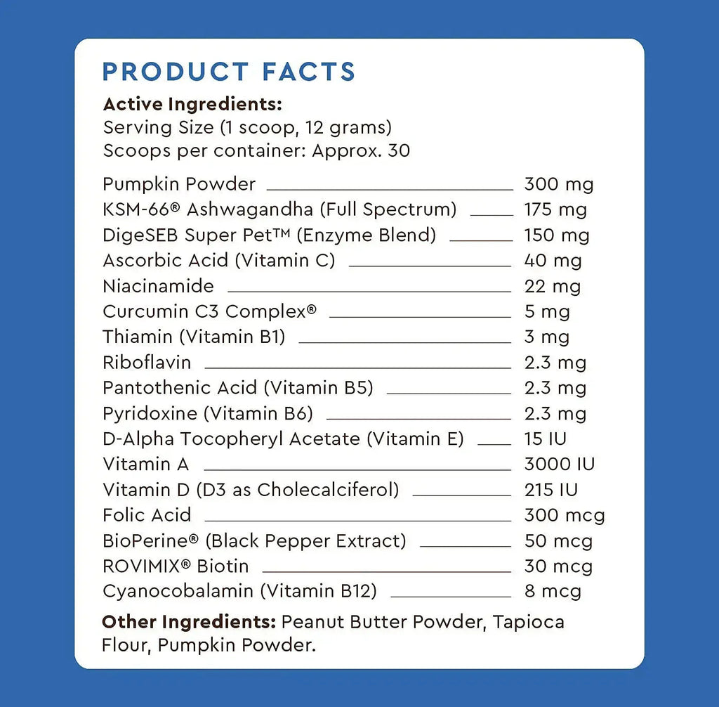 Infinite Pet Life Ultimate Multi-Function Peanut Butter Dog Vitamin Powder | 12.7 oz | All-Inclusive Dog Vitamins and Supplements Infinite Pet Supplements Au supplements