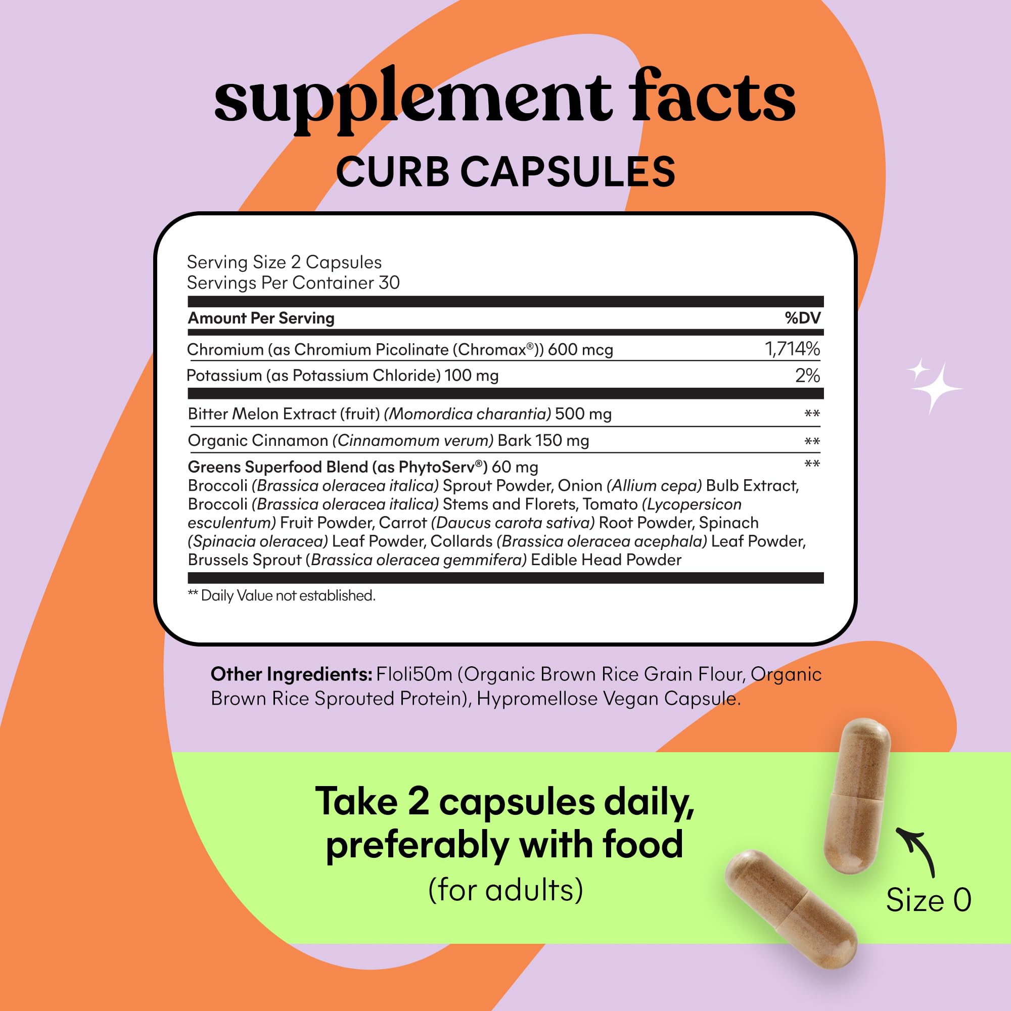 Lemme Curb Cravings, Improve Carb Metabolism, Support Weight Management w/Clinically Studied Chromium Picolinate, Bitter Melon, Ceylon Cinnamon