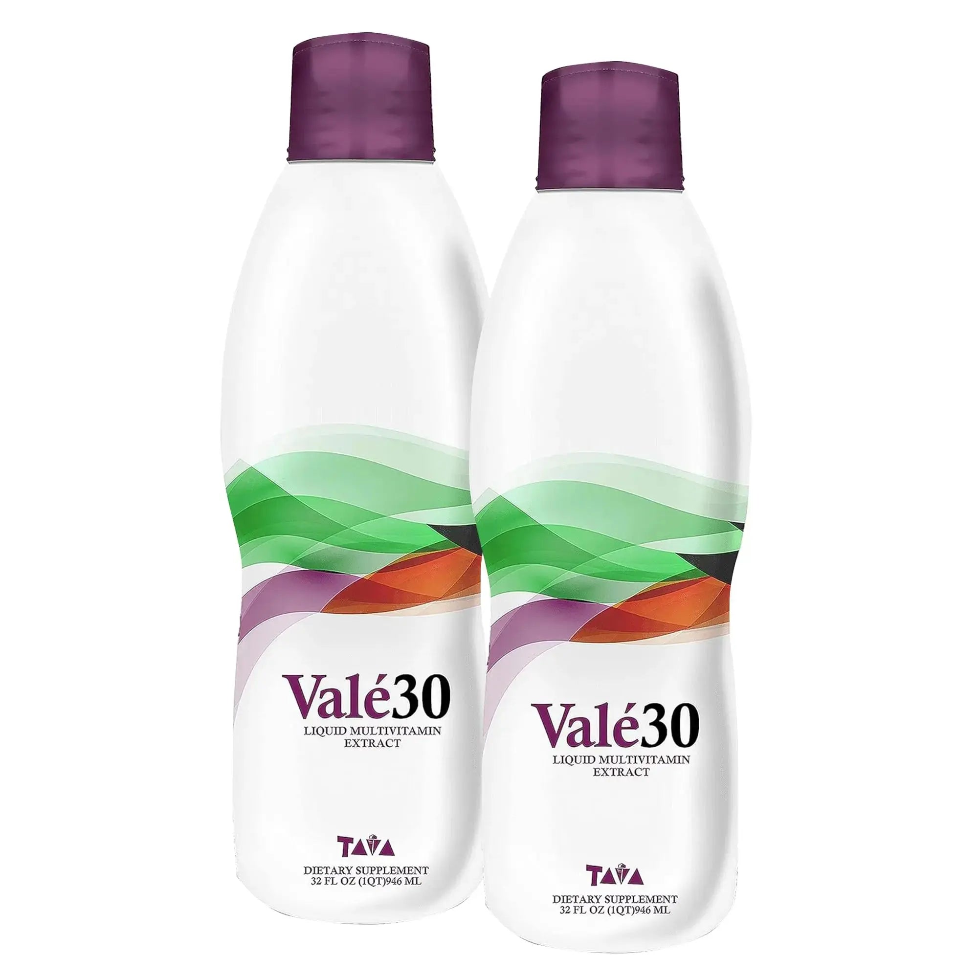 TAVA Valé30 - Liquid Multivitamin - 30-Day Supplement with Vitamin A and B Complex for Men, Women, and Family, Daily Boost Drink - 2 Bottles TAVA Au supplements