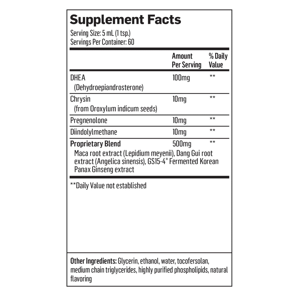 Quicksilver Scientific Nanoformulated Liquid DHEA+ Female Tonic - Micronized DHEA, Pregnenolone, DIM, Chrysin + Herbal Extracts for Woman - Menopause + Perimenopause Support (10.14oz / 300ml) Quicksilver Scientific Au supplements
