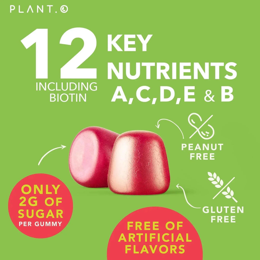 Complete Multivitamin Gummies for Adults – All-in-One Blend of Vitamin A B C D E Zinc and Biotin - Adult Vitamin Gummy for Energy and Immunity PLANT.O NUTRITION Au supplements