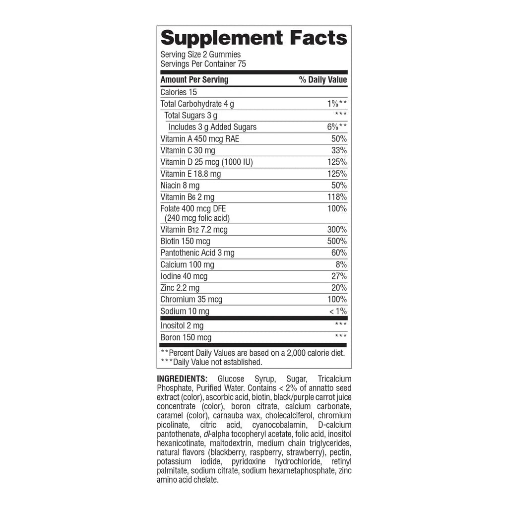 Nature's Wonder Women's Multivitamin Gummies, Supports Energy, Metabolism, Bone and Immune System Health Nature's Wonder Au supplements