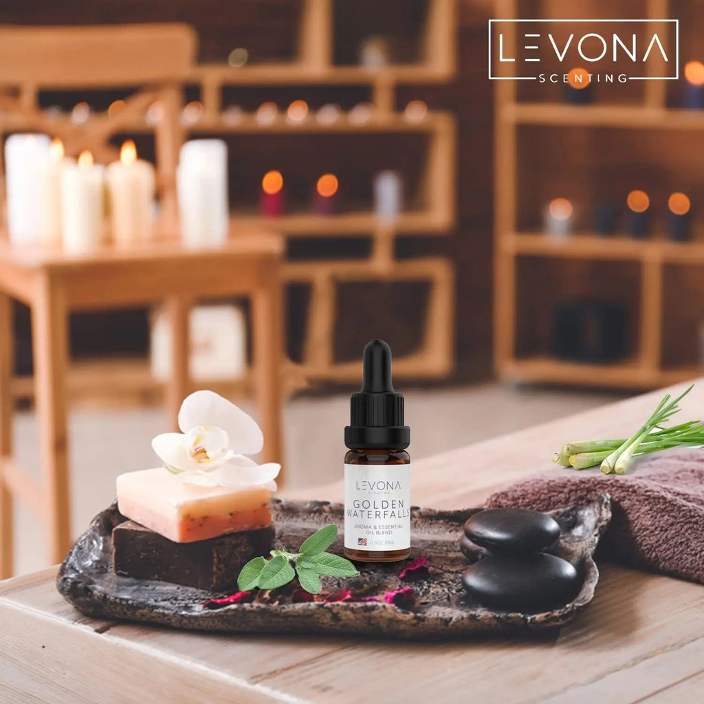 Levona Scent Pure Essential Oils for Diffusers for Home, Hotel & Office - Golden Waterfalls LEVONA SCENT Au supplements