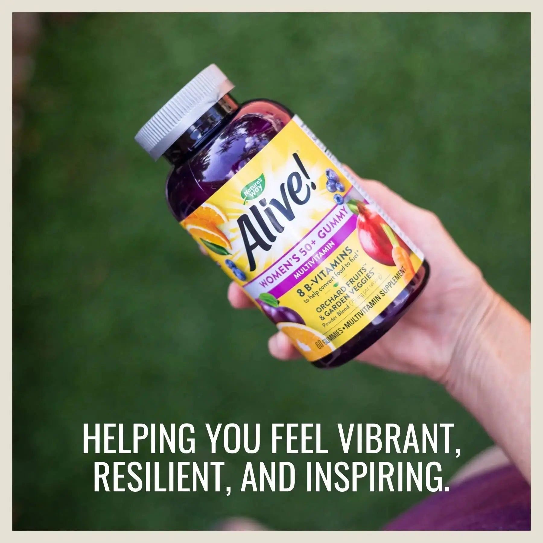 Nature's Way Alive! Women’s and Men’s 50+ Gummy Multivitamins, B-Vitamins, Delicious Flavors Nature's Way Au supplements