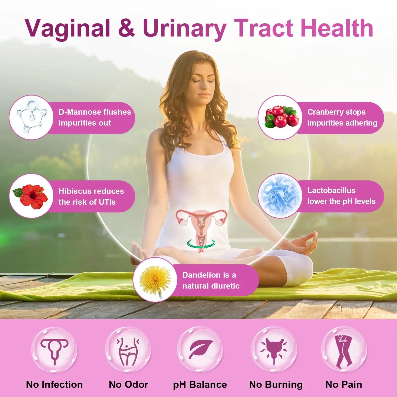 Probiotics for Women Digestive Health, 100 Billion CFUs Probiotic with Digestive Enzymes NATURE TARGET Au supplements