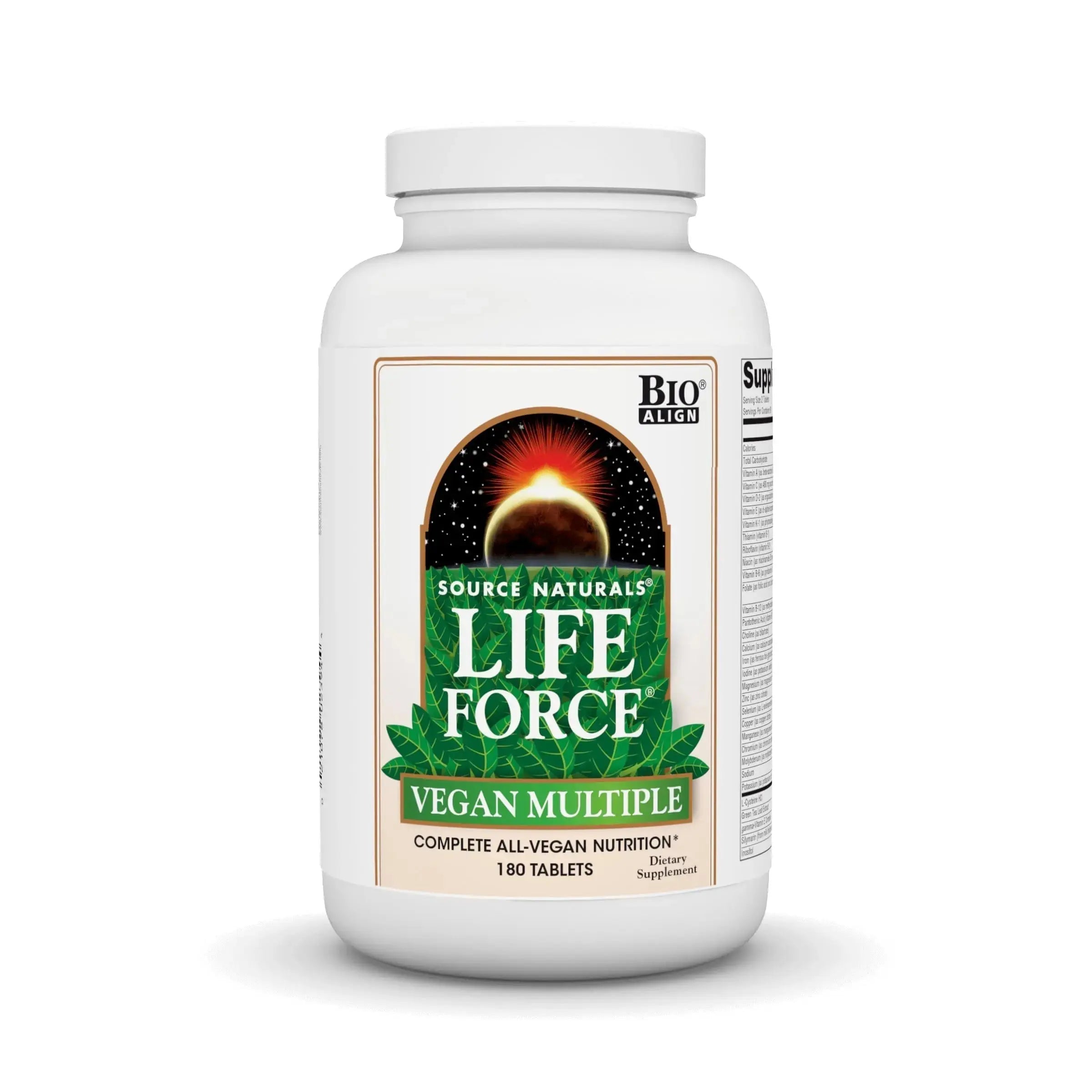 Source Naturals Vegan True Vegan Force Multiple, Advanced Energy Formula for Vegans* - 180 Tablets Source Naturals Au supplements