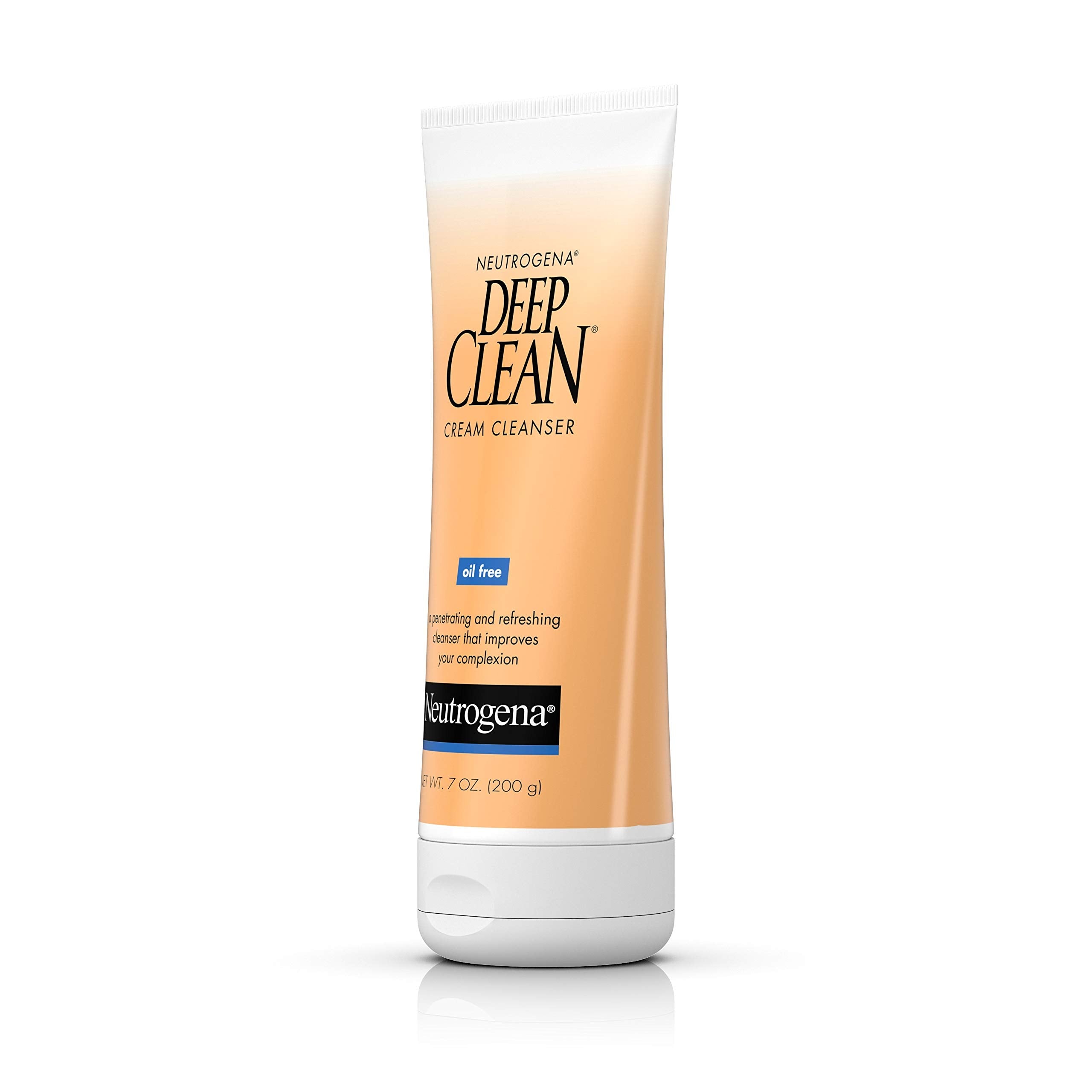 Neutrogena Deep Clean Daily Facial Cream Cleanser with Beta Hydroxy Acid to Remove Dirt