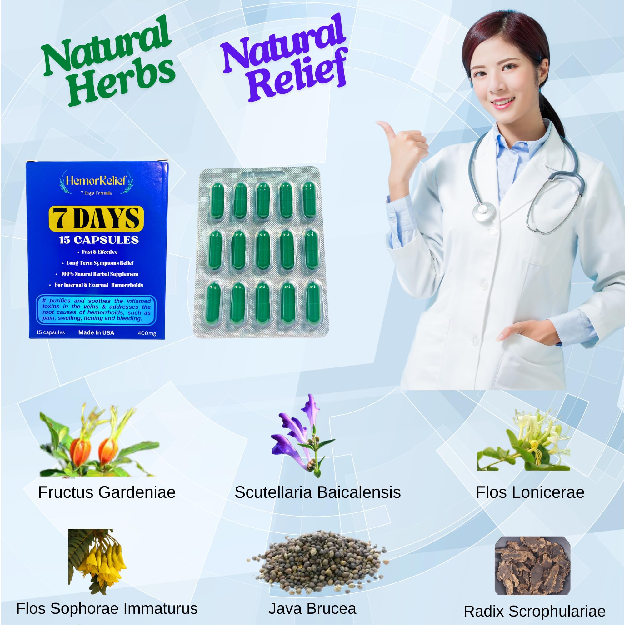 7Days Hemorrhoid Detox Formula, Works to Address The Root Causes of Hemorrhoids Provide Fast & Long-Lasting Relief - TrustMedUSA