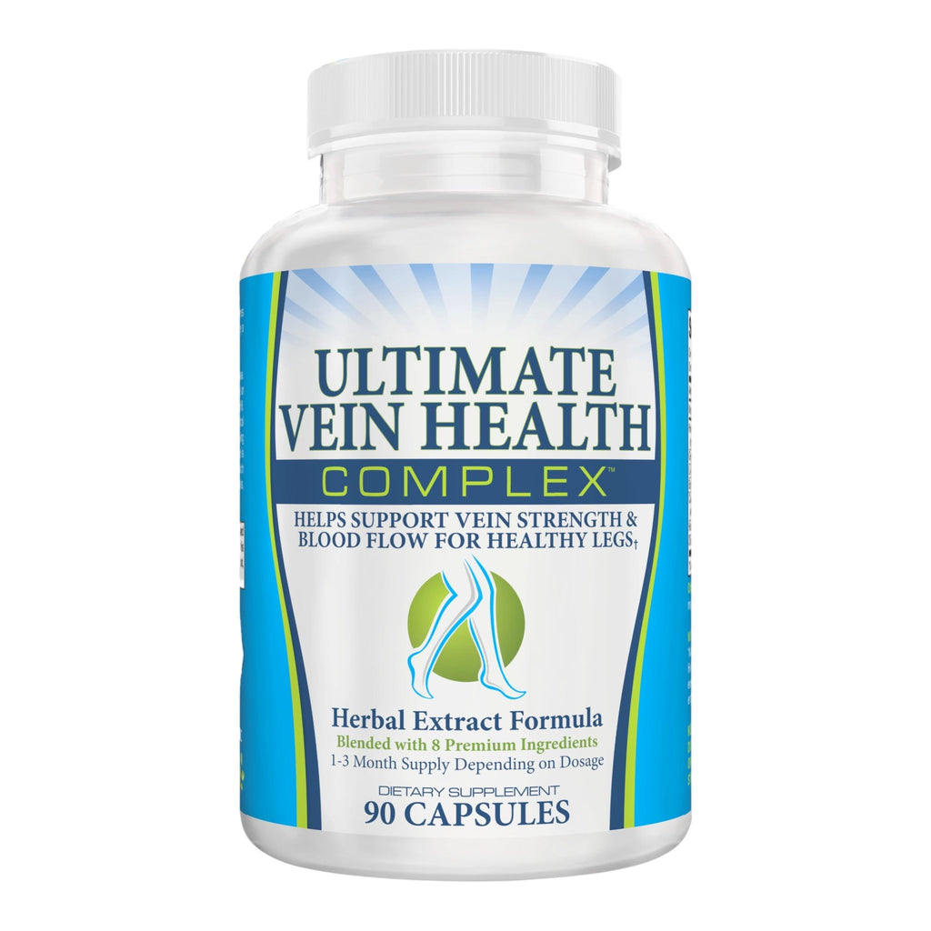 8-in-1 Vein & Leg Health Circulation Support Supplements | Leg + Vein Formula | Circulatory Support Supplement | 1-Month Supply | 90 Capsules - TrustMedUSA