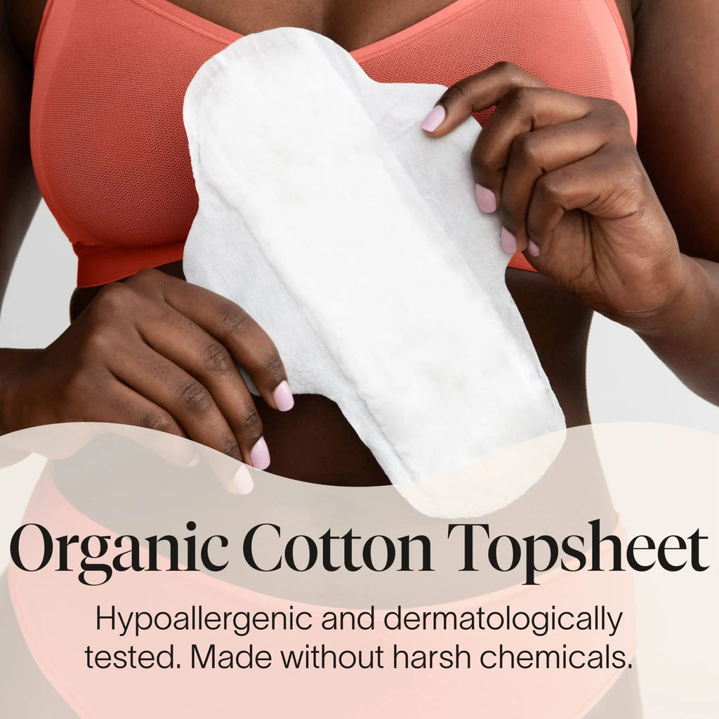 Cora Organic Pads | Ultra Thin Period Pads with Wings | Overnight Absorbency | Ultra-Absorbent Cora Au supplements