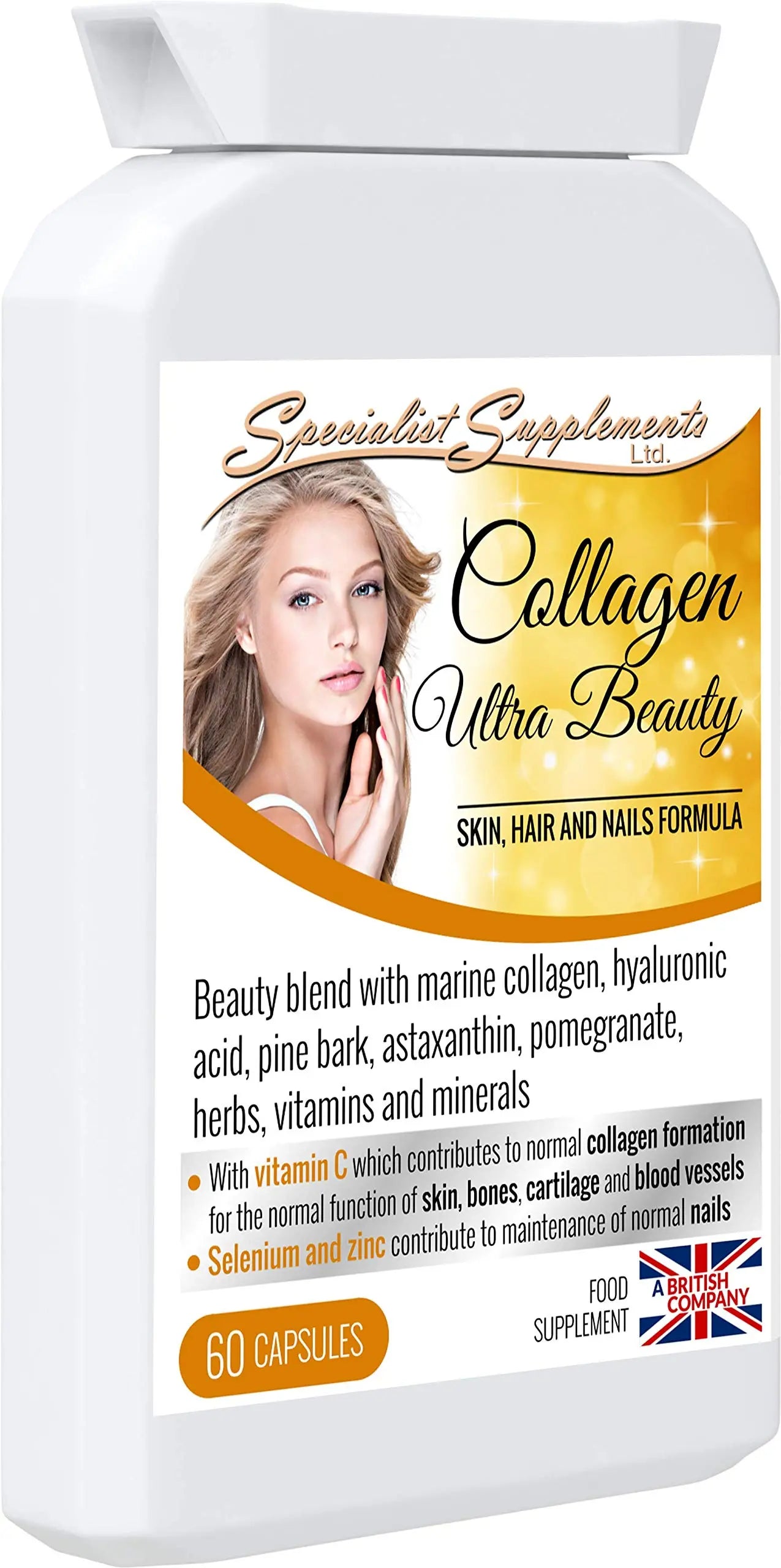 Specialist Supplements Collagen Ultra Beauty Marine Collagen, Hyaluronic Acid, Vitamin, Mineral Specialist Supplements Au supplements