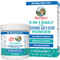 MARYRUTH'S 3-in-1 Gas & Bloat Probiotic Powder | Probiotics for Normal Digestive Function | Probiotics for Women & Men | Prebiotics & Postbiotics | 60 Billion CFU | 23 Unique Strains | 0.5 oz MARYRUTH'S Au supplements