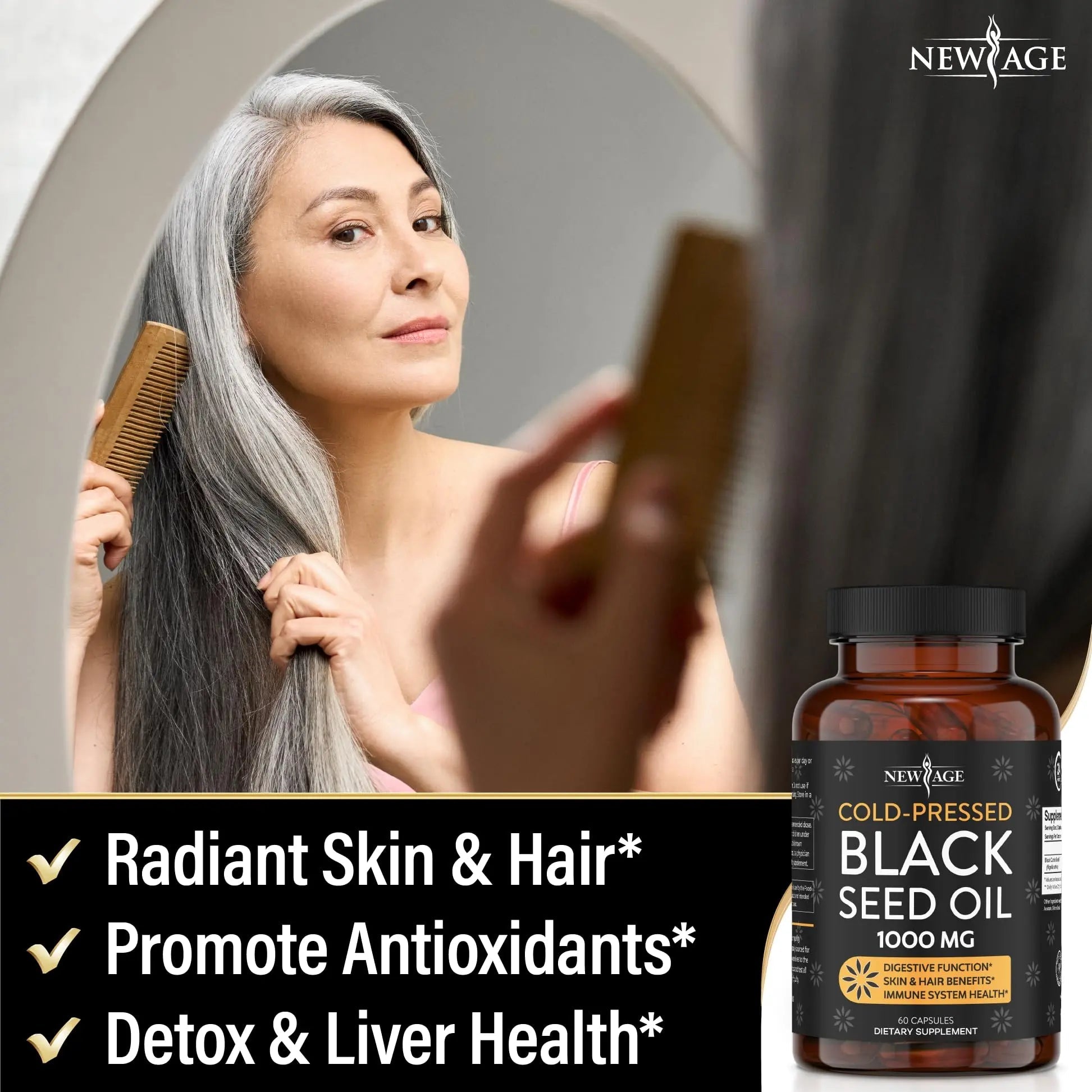 Black Seed Oil Softgel Capsules - Premium Cold-Pressed Nigella Sativa Producing Pure NEW AGE Au supplements