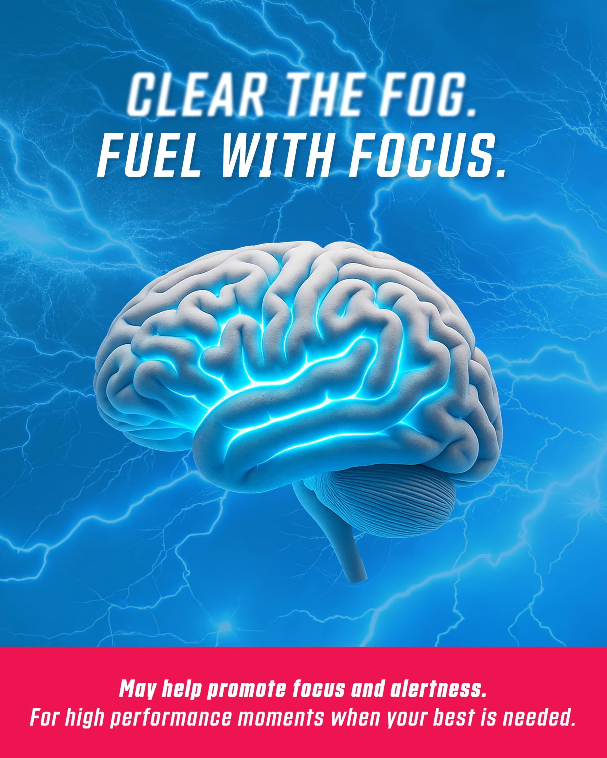 GRINDS Focus Pouches - Naturally Flavored with Nootropic Ingredients - Contains Alpha GPC and L-Theanine - Nicotine-Free, Sugar-Free - 3 Pack, 18 Pouches Per Can - Blue Raspberry GRINDS Au supplements