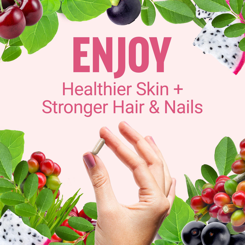 Force Factor Collagen Boosting Superfoods, Vegan Collagen Booster with Hyaluronic Acid, Biotin, Bamboo, Amino Acids & Vitamins for Hair, Skin, and Nails, Strengthener and Skin Supplement, 60 Capsules Force Factor Au supplements