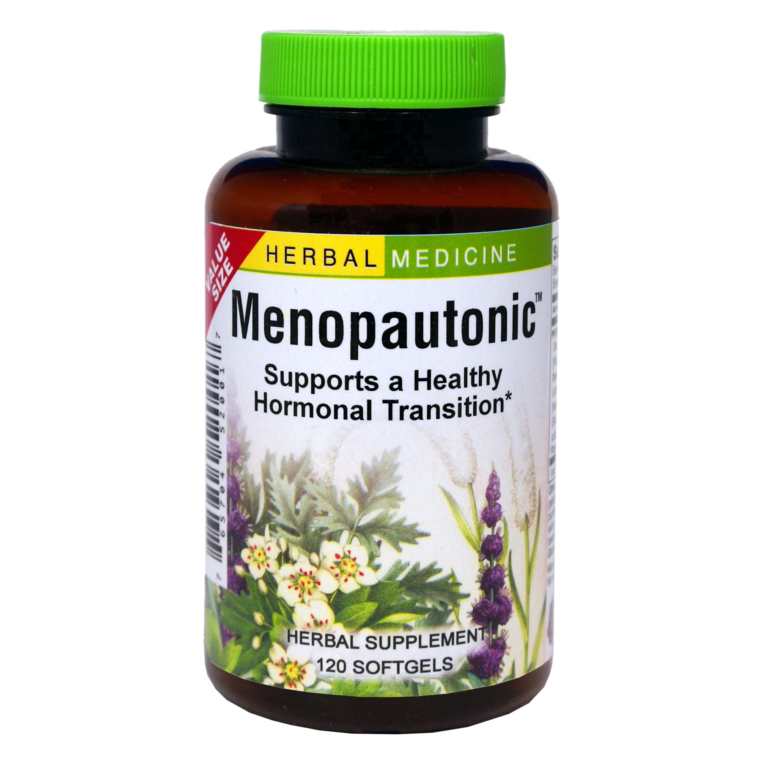 Herbs Etc. Menopautonic Softgels - Essential Supplement for Women - Hormonal Transition Support Supplement - Offers Menopausal Support with Dong Quai & Motherwort - 120 Softgels (120 Servings) Herbs Etc. Au supplements