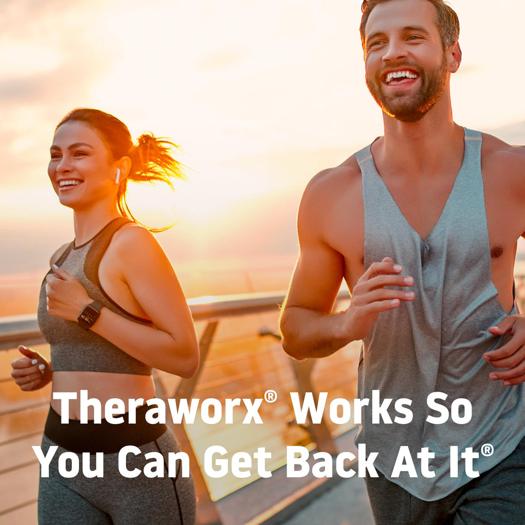 Theraworx Relief for Muscle Cramps Roll-On Fast-Acting Muscle Spasm, Leg Soreness with Magnesium Sulfate - 2.5 oz - 1 Count Theraworx Au supplements