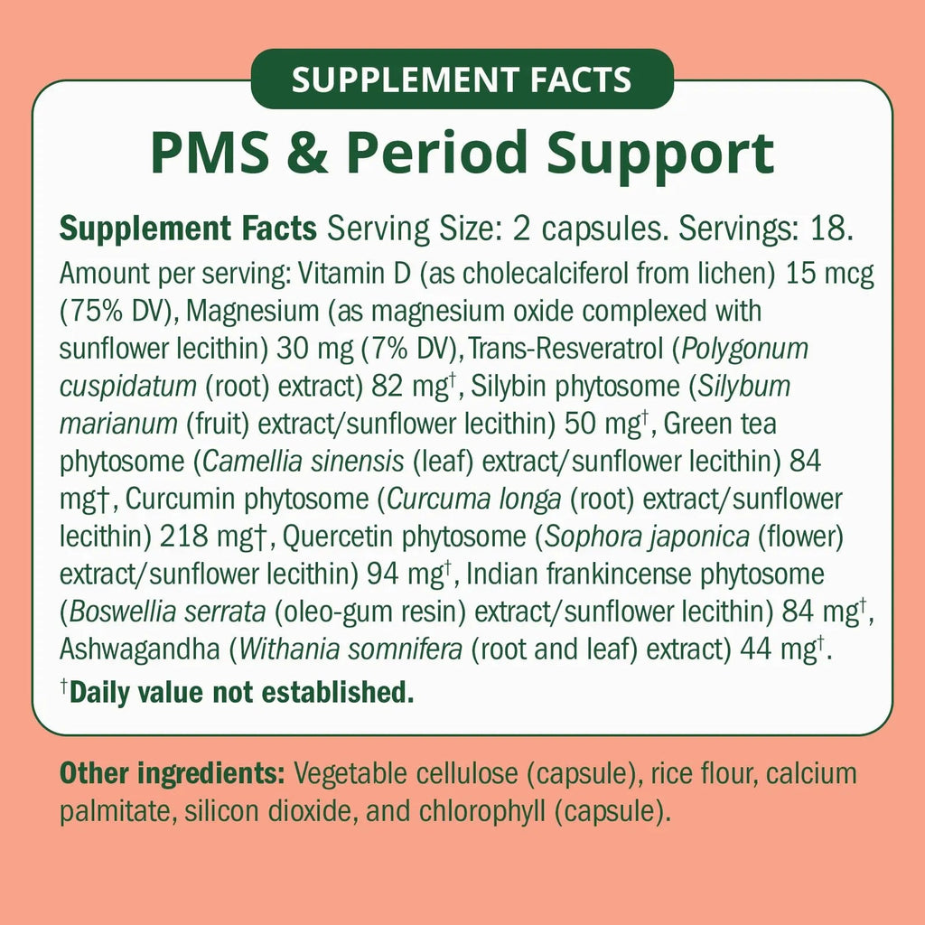 PMS & Period Relief - Menstrual Cramp Relief: No More Period Cramps, Mood Swings, or Bloating Semaine Au supplements