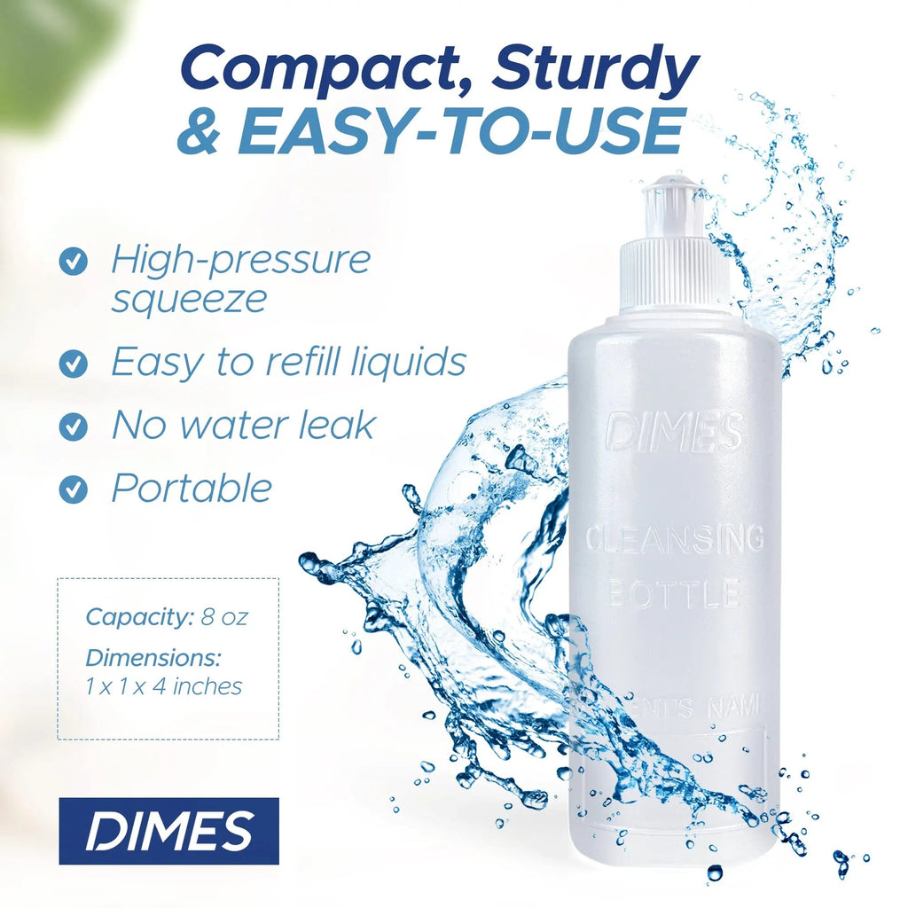 Dimes Perineal Lavette Irrigation Bottle 8 oz (Pack of 3). - Peri Bottle for Postpartum Care Dimes Au supplements