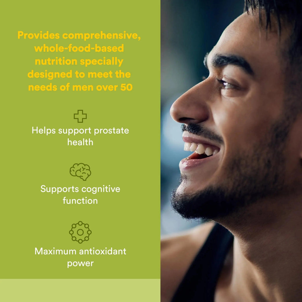 Natural Factors Whole Earth & Sea Men's 50+ Multivitamin & Mineral - Daily Nutritional Support Multivitamin Natural Factors Au supplements