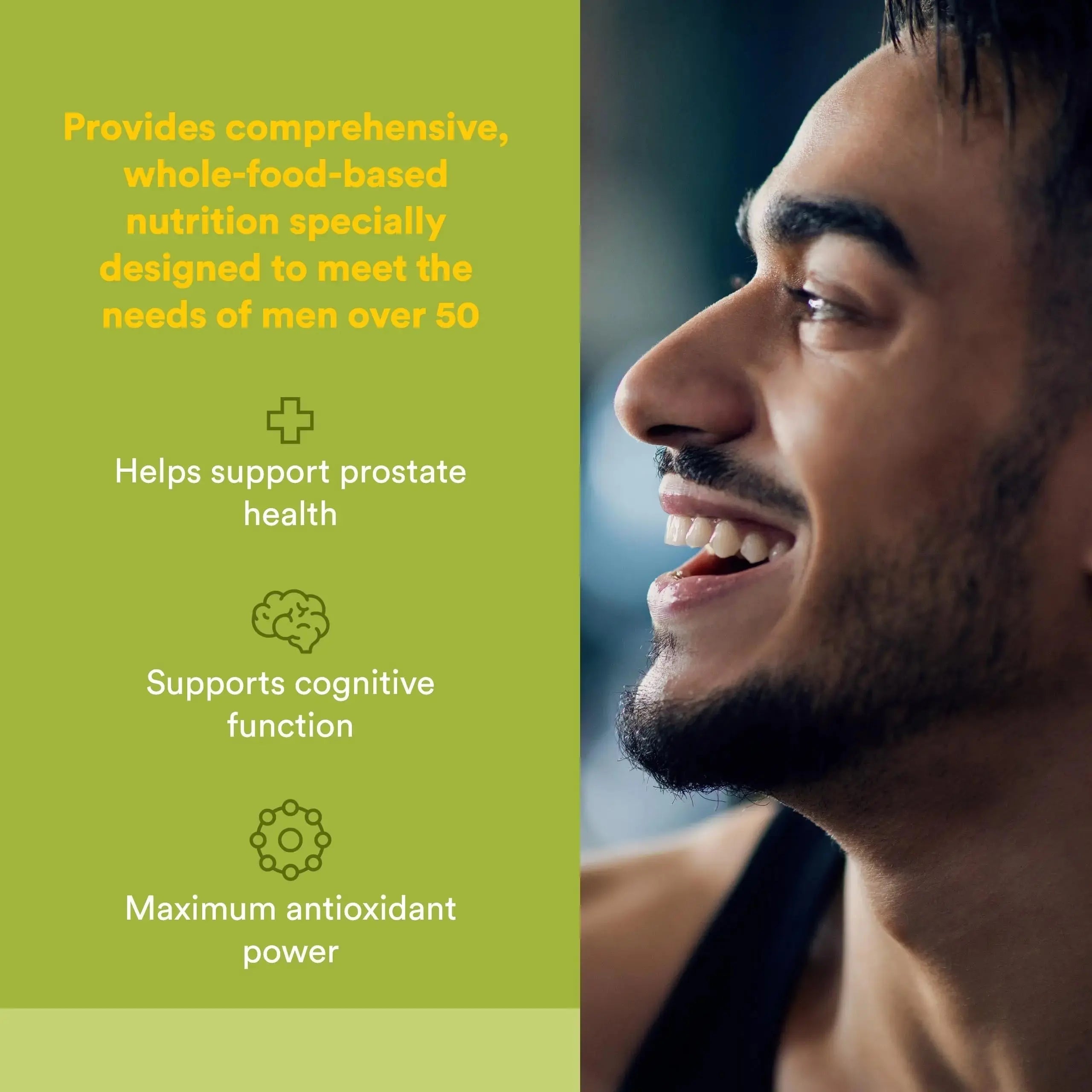 Natural Factors Whole Earth & Sea Men's 50+ Multivitamin & Mineral - Daily Nutritional Support Multivitamin Natural Factors Au supplements