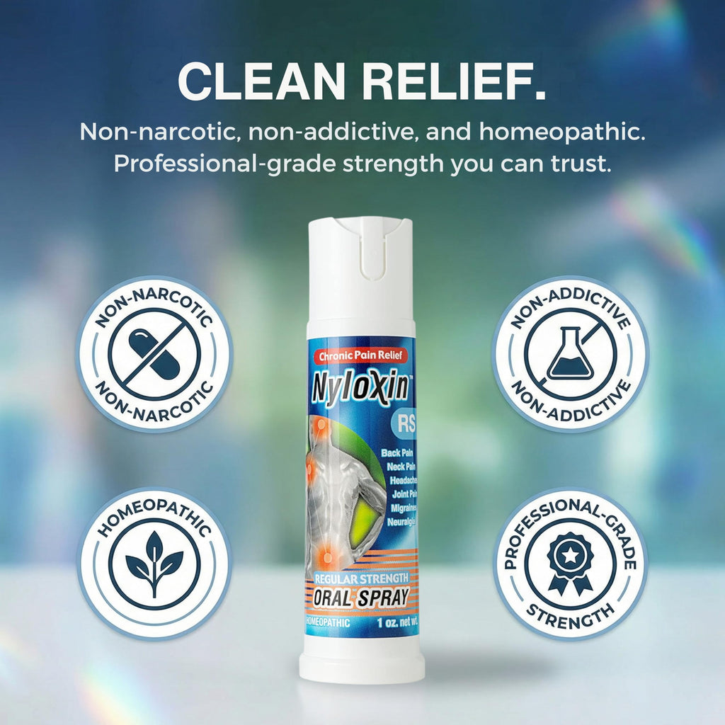 Nyloxin Oral Spray Arthritis Pain Relief, Professional Grade Pain Reliever for Back, Nerve, Knee, Foot, Muscle and Joint Pain Relief and Neuropathy Support (1 oz) (Orange Flavor) Nyloxin Au supplements