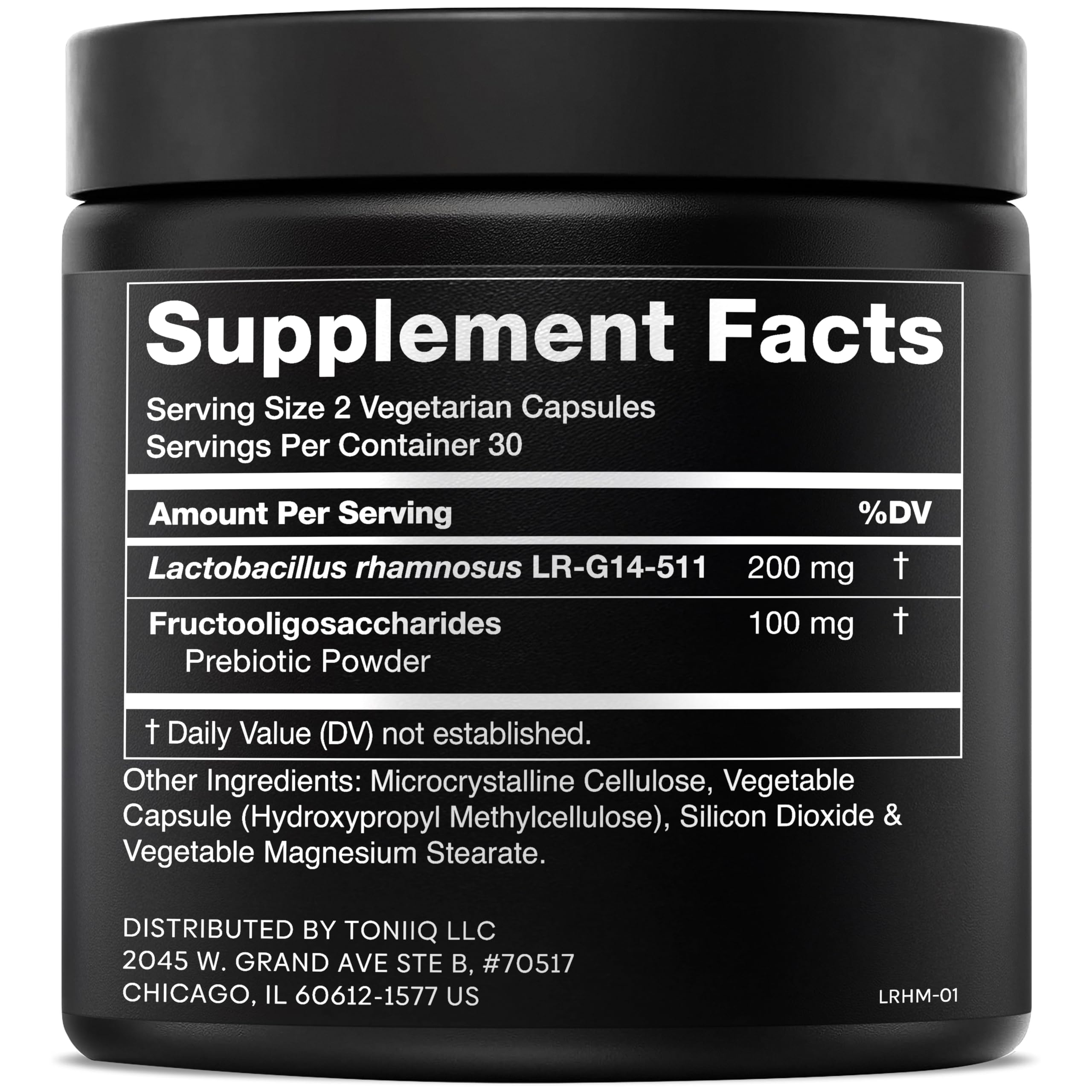 Toniiq Lactobacillus Rhamnosus – Ultra High Strength 100B CFU with Prebiotic FOS – Delayed Release Capsules – Third-Party Lab Tested – 60 Capsules Toniiq Au supplements