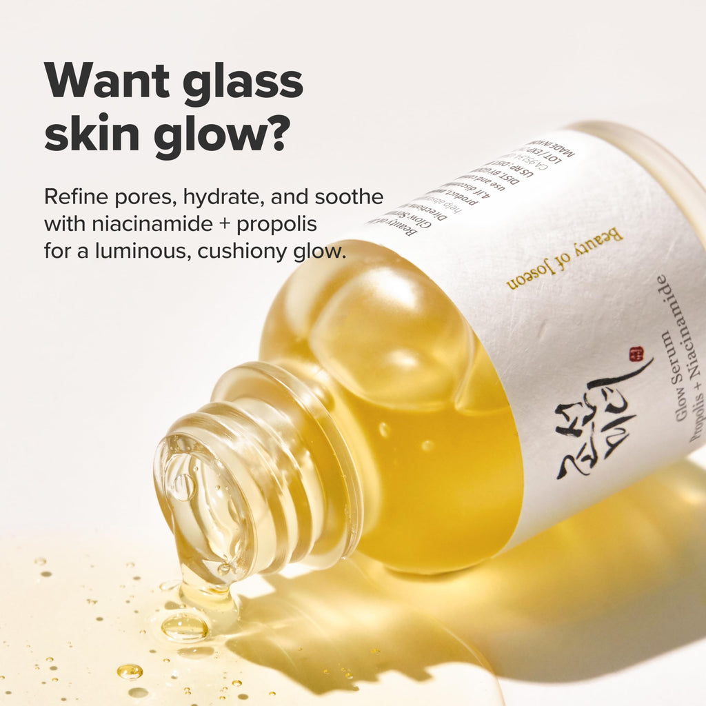 Beauty of Joseon Glow Serum Propolis and Niacinamide Hydrating Facial Soothing Moisturizer for Uneven Skin