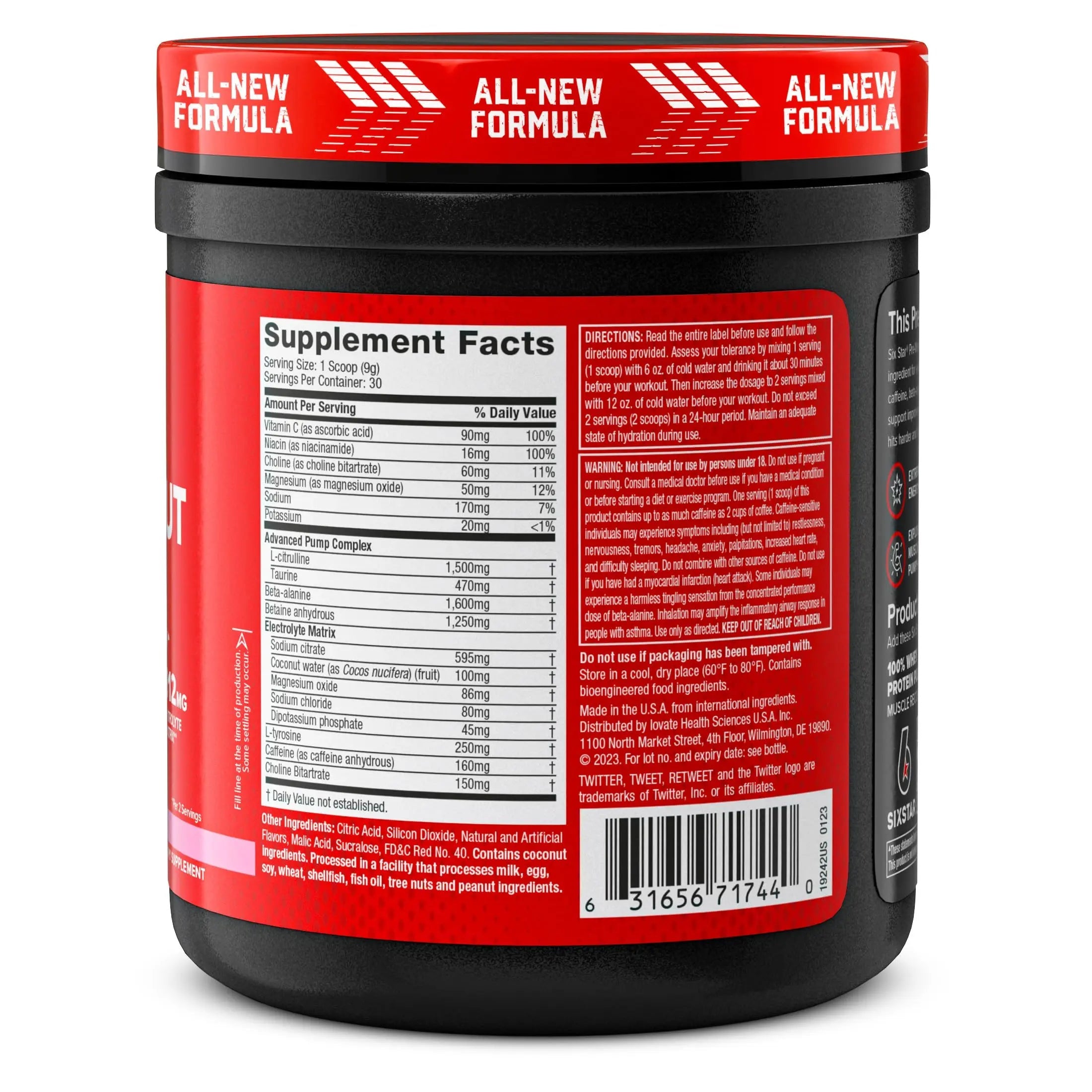 Six Star Pre-Workout Explosion 2.0 Pink Lemonade - Pre-Workout Powder, Explosive Energy Six Star Au supplements