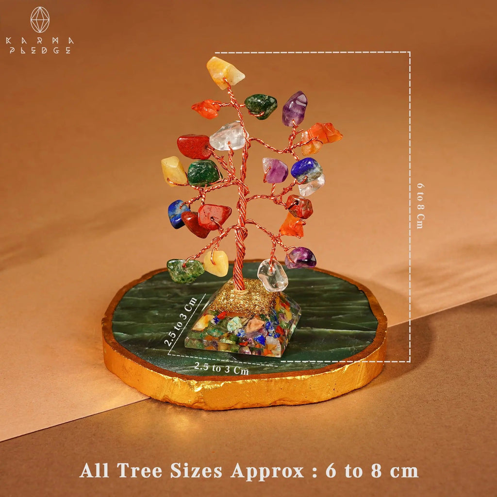 Crystal Tree Tree of Life 7 Chakra Healing Crystals & Stones for Positive Energy, Good Luck Gifts KARMAPLEDGE Au supplements