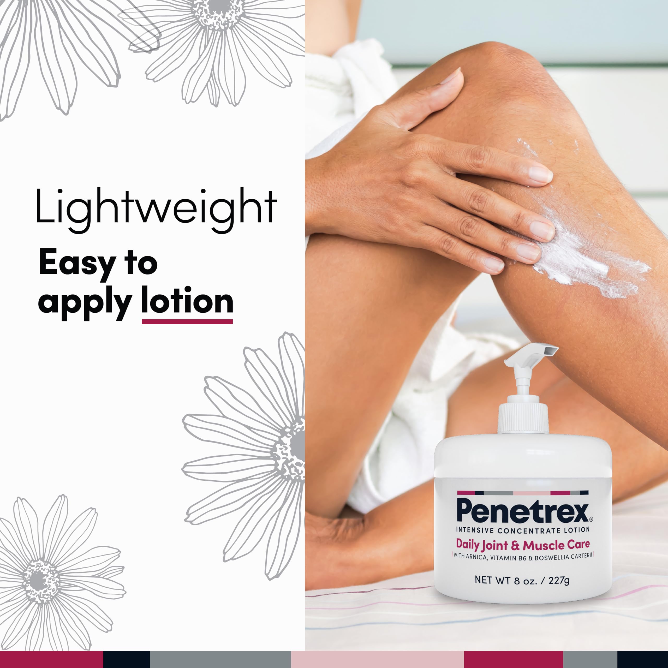 Penetrex Joint & Muscle Care Lotion – Soothing Botanical Formula with Arnica, Vitamin B6 & MSM – Lightweight Easy to Apply Lotion - Fresh Disappearing Scent - for Everyday Movement Support Penetrex Au supplements