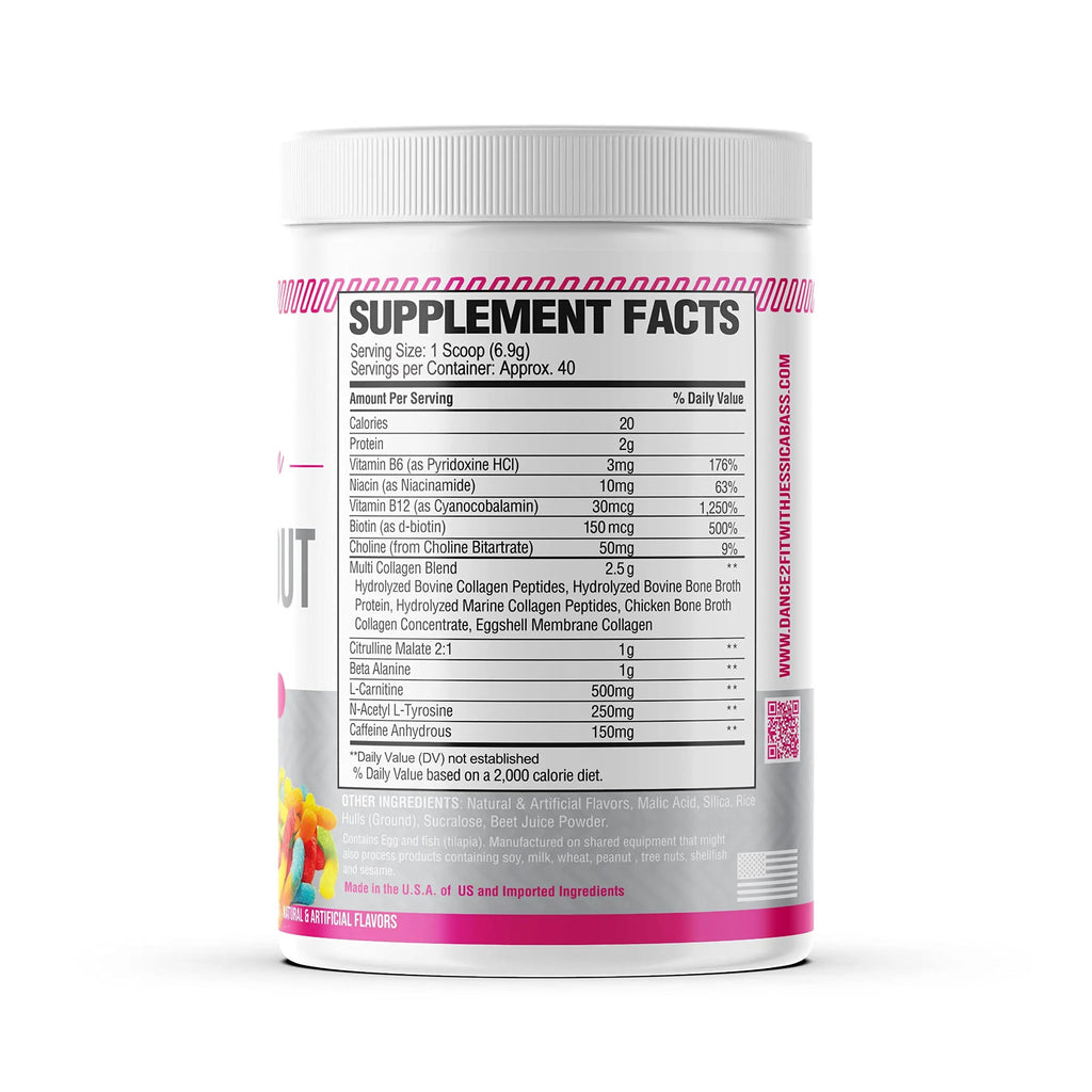D2Fit (by Jessica Bass Women’s Pre Workout Multi Collagen (2.5g) + Biotin (150mcg) D2Fit Au supplements
