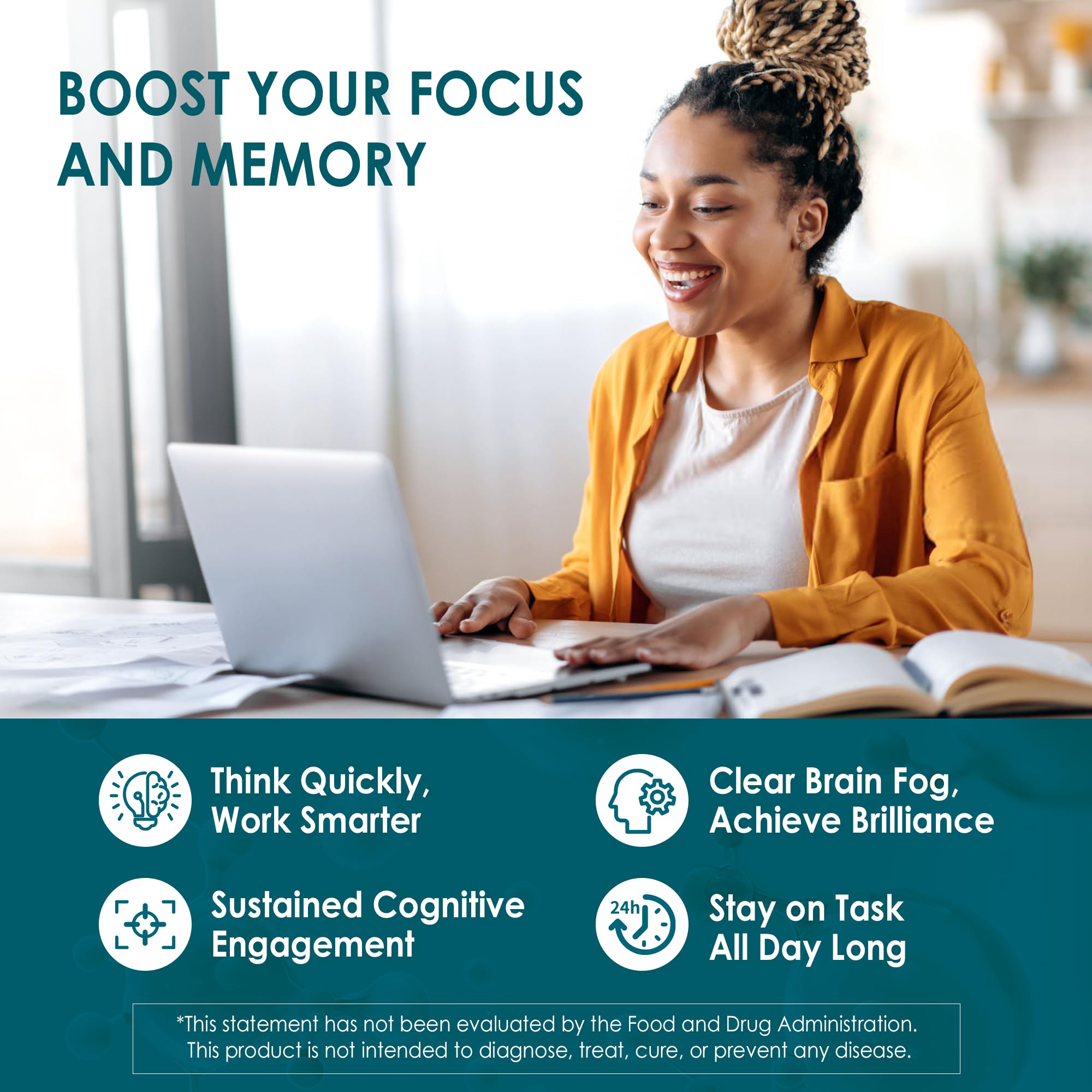 Phosphatidylserine - Nootropic Brian Supplement, Focus & Energy Gummies+ Bacopa Monnieri, Omega 3, Huperzine A, Methyl B12 & B6 for Seniors, Gamers, Workers, Non-GMO, Caffeine-Free, Sugar Free, 2 Pack Nextdia Au supplements