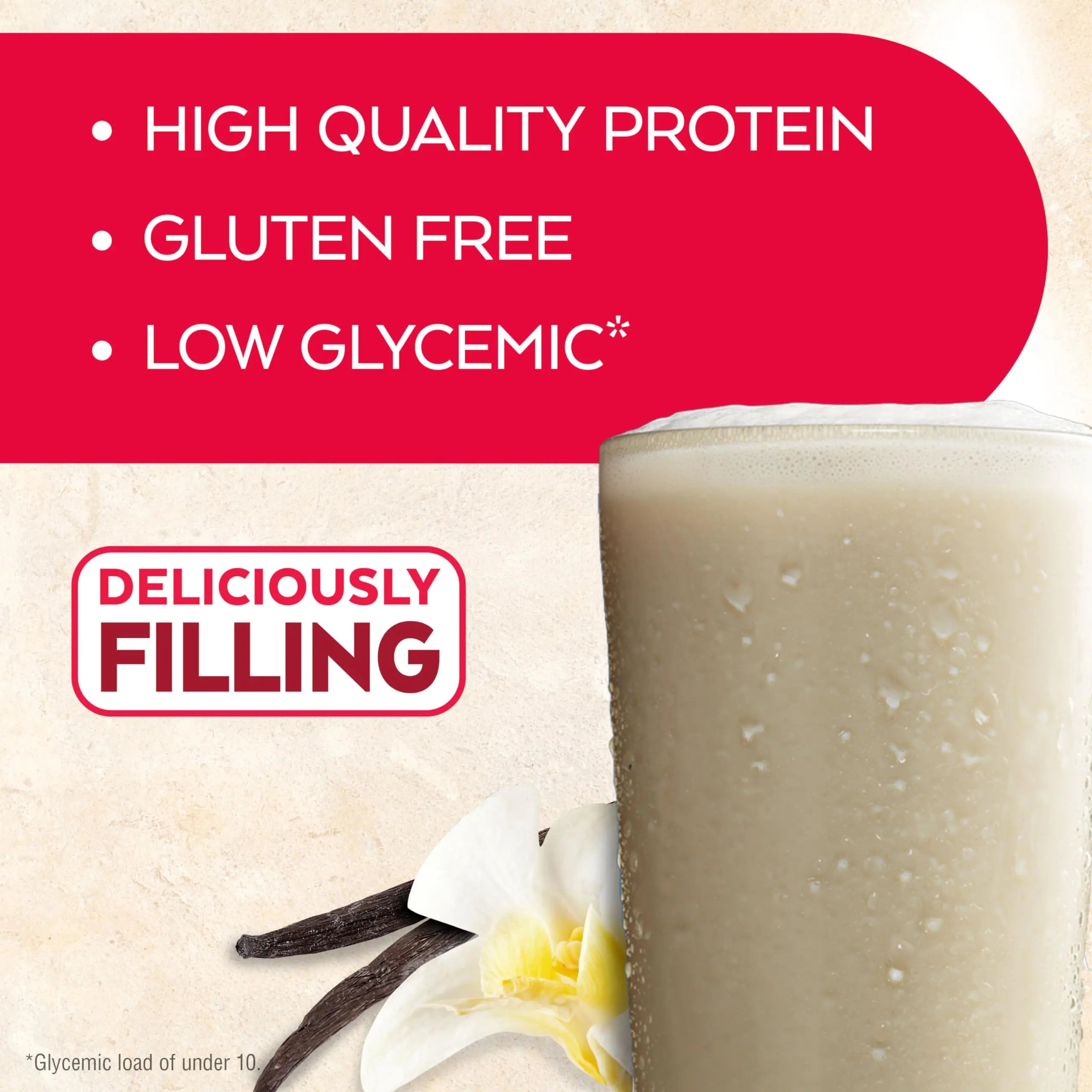 Atkins Vanilla Cream Meal Size Protein Shake, 23g Protein, Low Glycemic, 3g Carb Atkins Au supplements