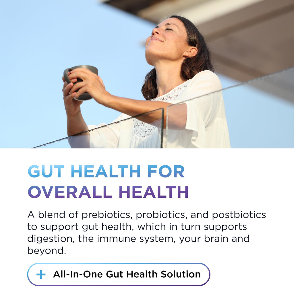 DR. EMIL NUTRITION Total Gut Health Complex - Prebiotic, Probiotic & Postbiotic Supplement - Supports Digestive Health, Bloating & Gut Balance