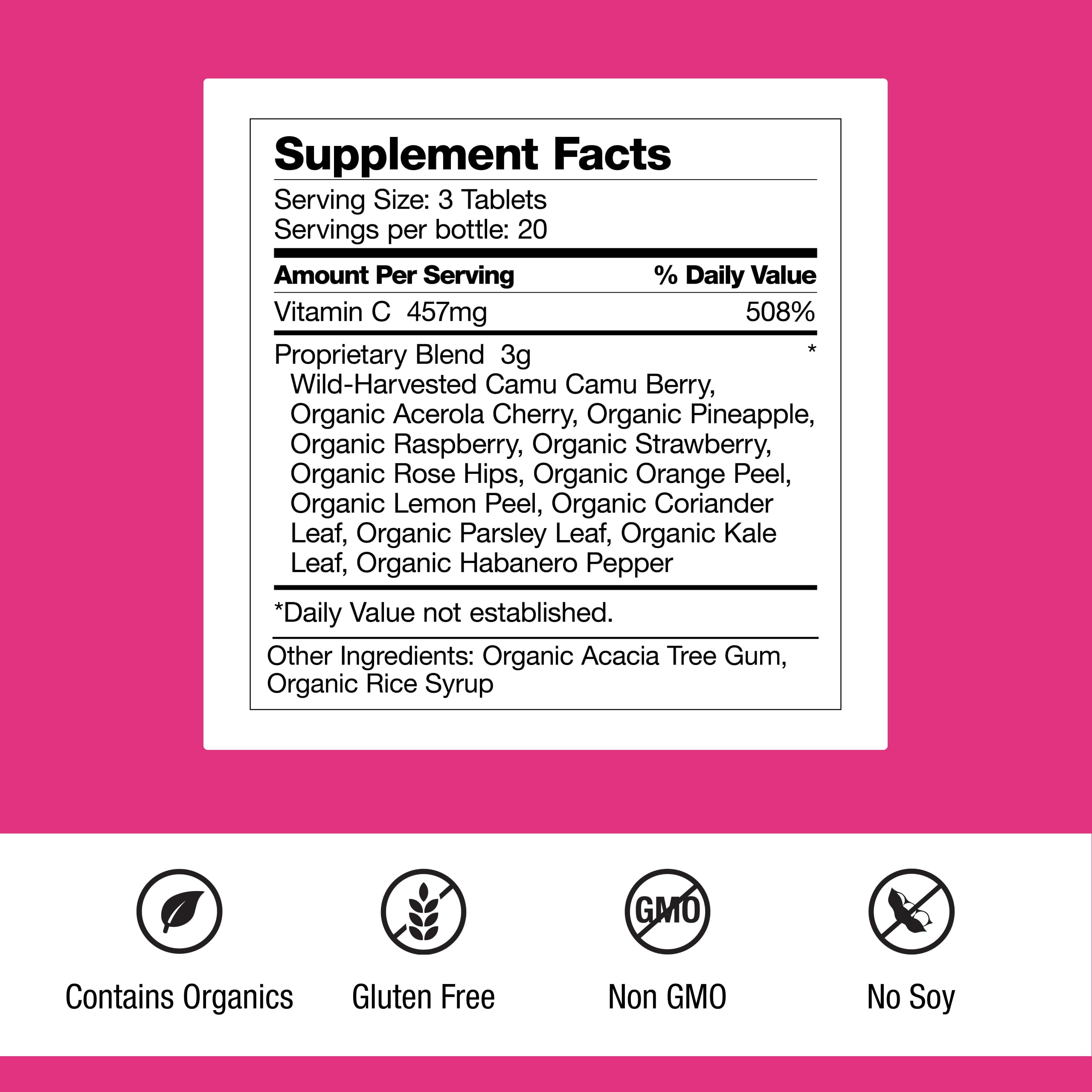 Dr. Schulze's Super-C Plus - Vitamin C Supplement for Immune Support - Skin Health & Antioxidant Support - High-Potency Formula - Plant-Based Superfood - Gluten-Free & Vegan - 60 Count (20 Servings) Dr. Schulze's Au supplements