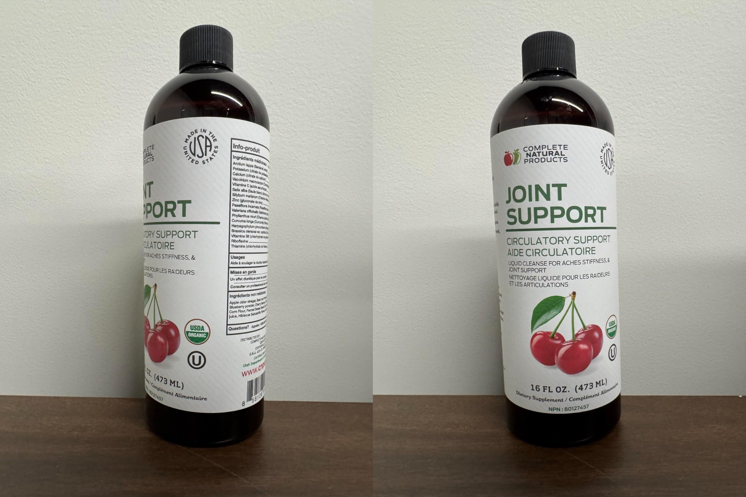 Complete Natural Products Joint Support Complete – 16 Fl Oz Organic Liquid Joint Supplement with Glucosamine Chondroitin MSM – Natural Uric Acid Cleanse & Herbal Joint Health Support for Mobility Complete Natural Products Au supplements