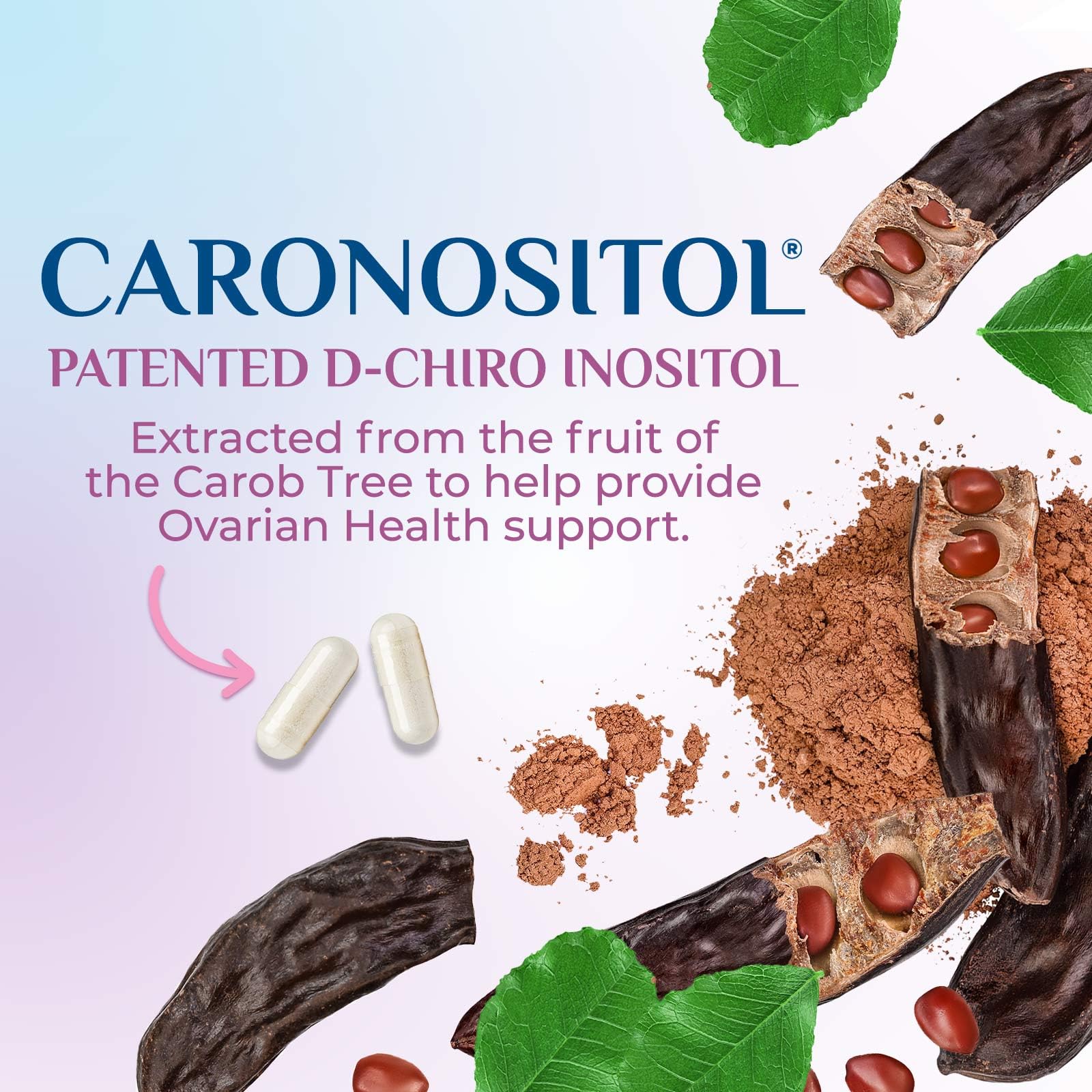 Myo-Inositol & D-Chiro Inositol 1025mg - 40:1 Ideal Ratio for Ovarian Support, Vegan Myo & D Chiro Supplement for Women's Natural Balance and Hormone Support, Vitamin B8, Non-GMO - 120 Capsules Nature's Glow Au supplements