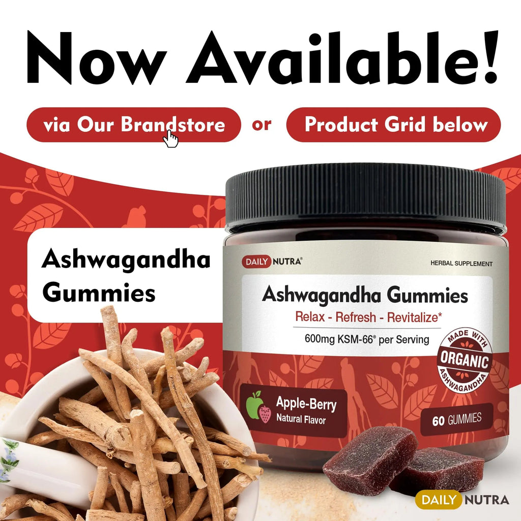 DailyNutra KSM-66 Ashwagandha 600mg Organic Root Extract - High Potency Supplement DailyNutra Au supplements